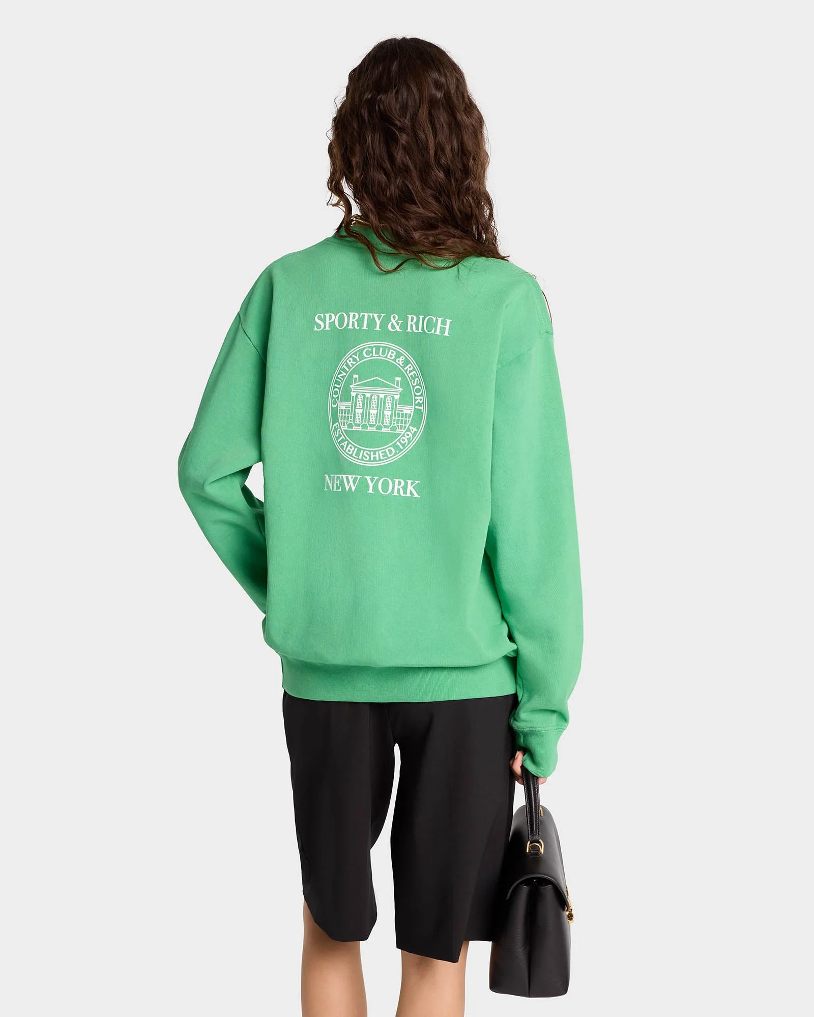 NY Resort Crewneck - Verde/White