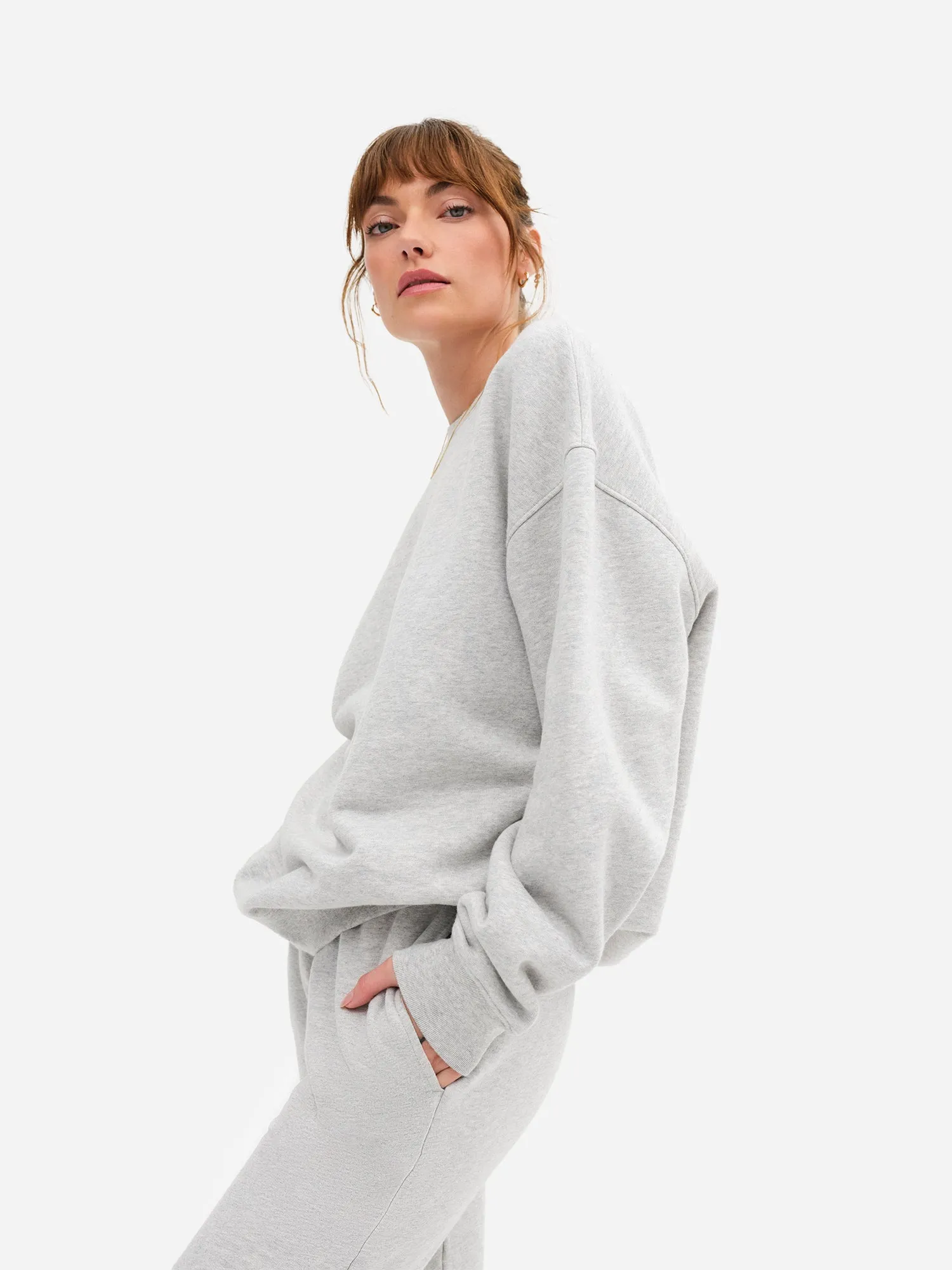 Organic Fleece Oversized Sweatshirt