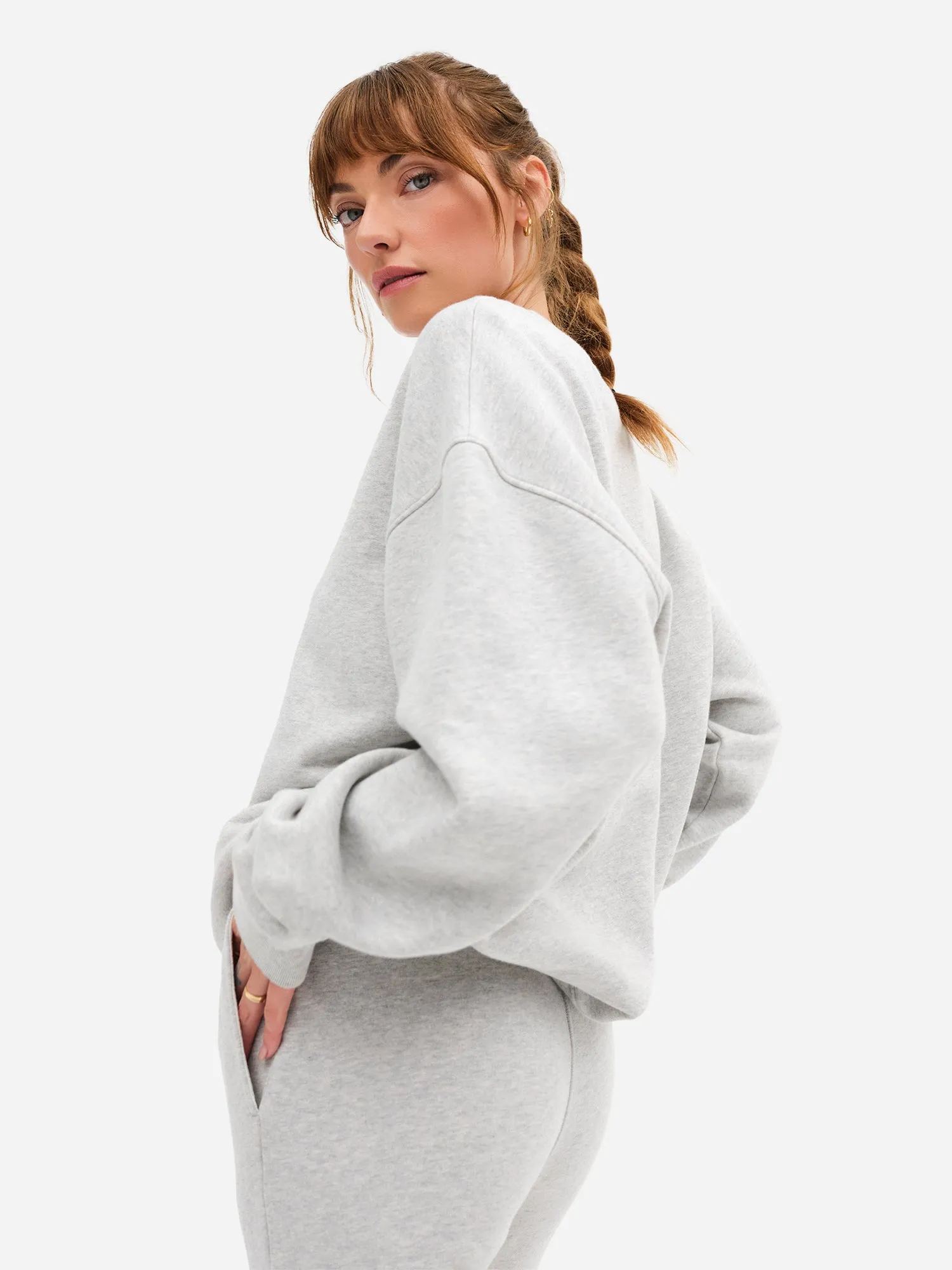 Organic Fleece Oversized Sweatshirt