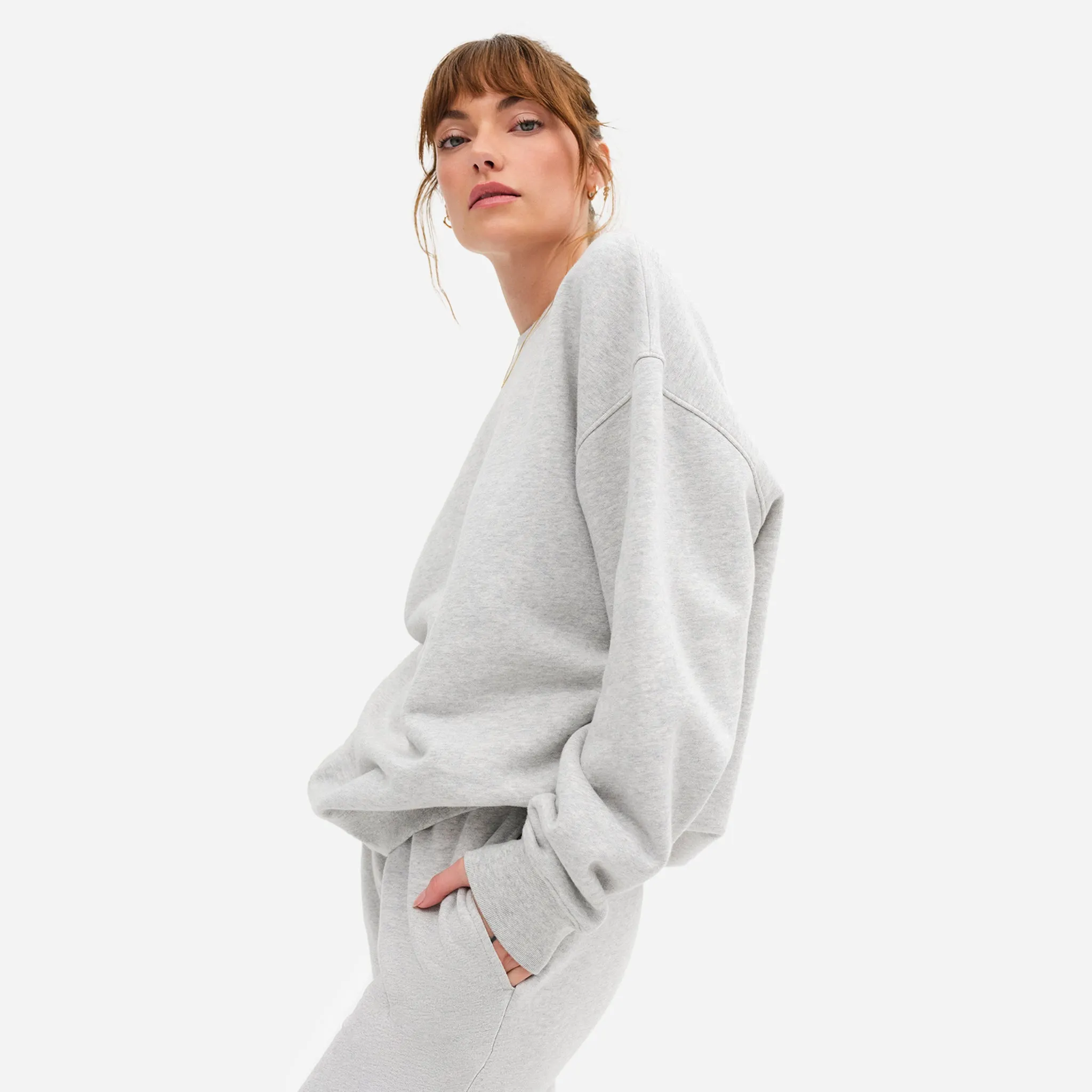 Organic Fleece Oversized Sweatshirt