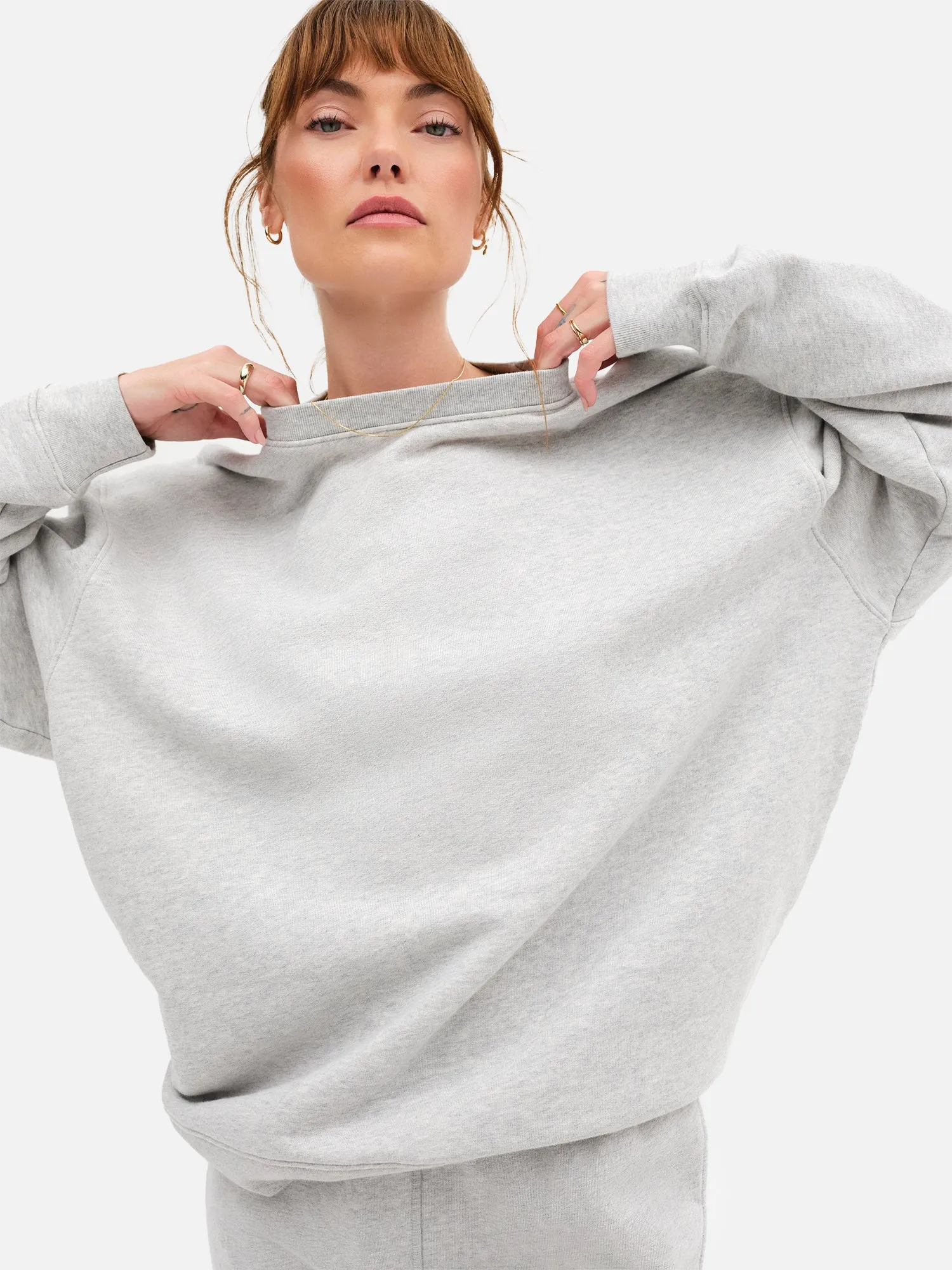 Organic Fleece Oversized Sweatshirt