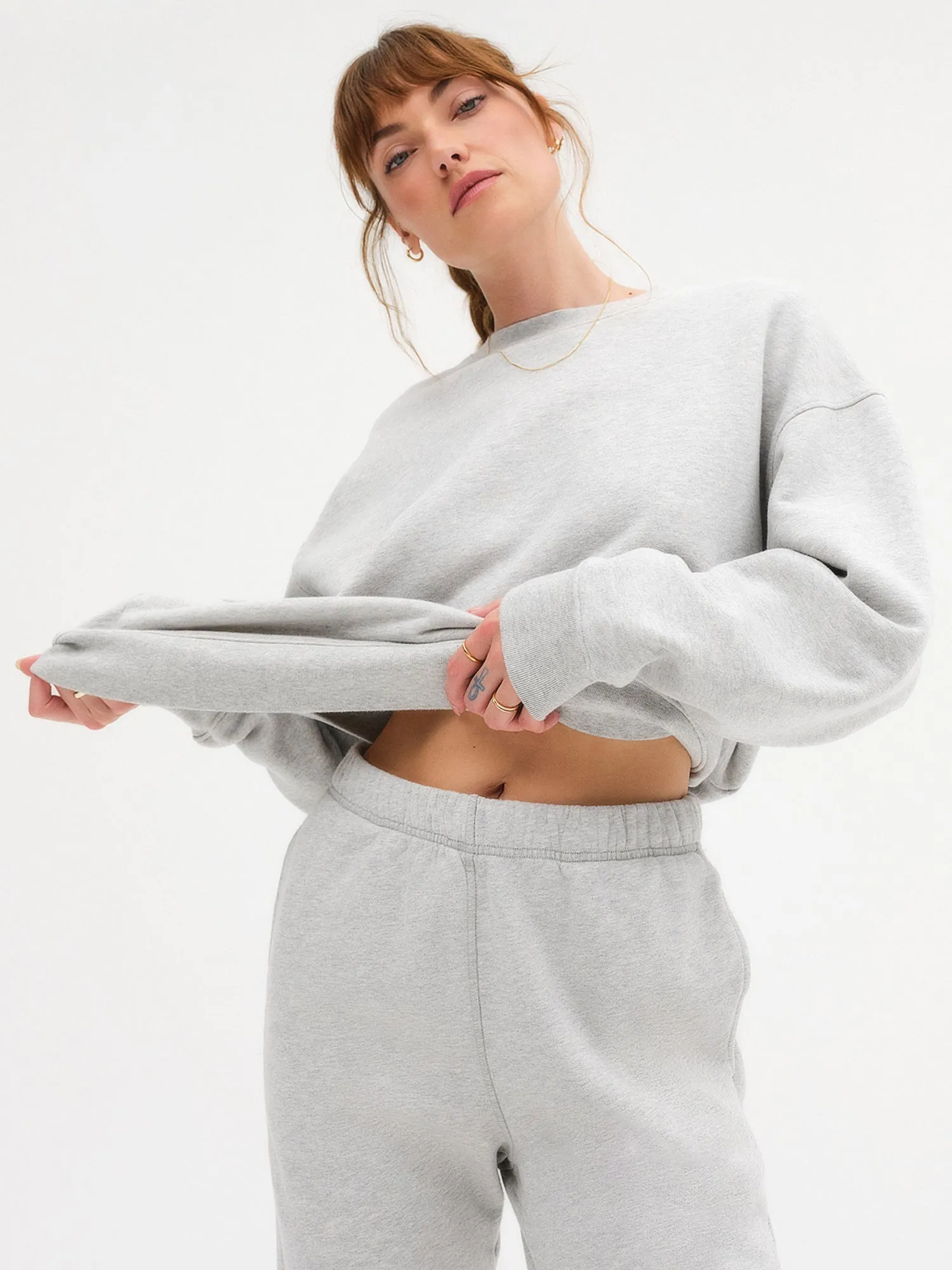 Organic Fleece Oversized Sweatshirt