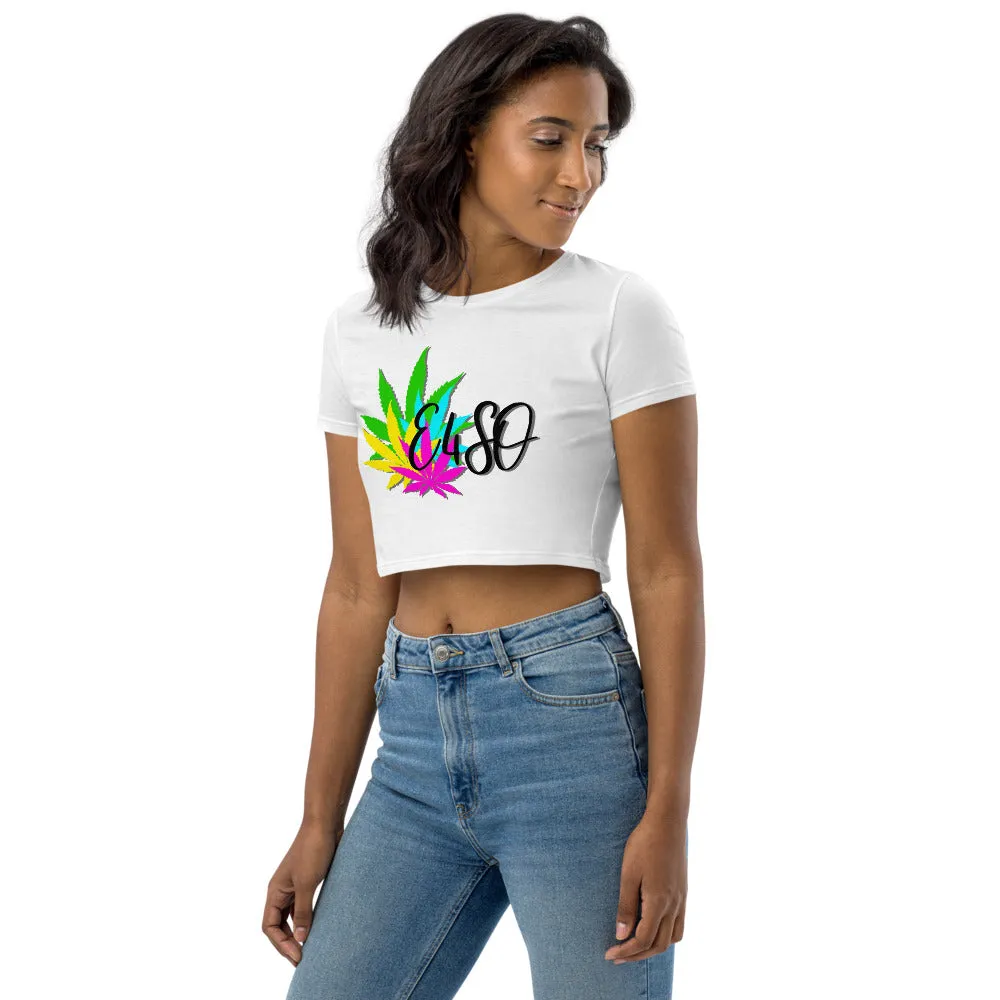 Organic Vibrate Leaf E4SO Crop Top