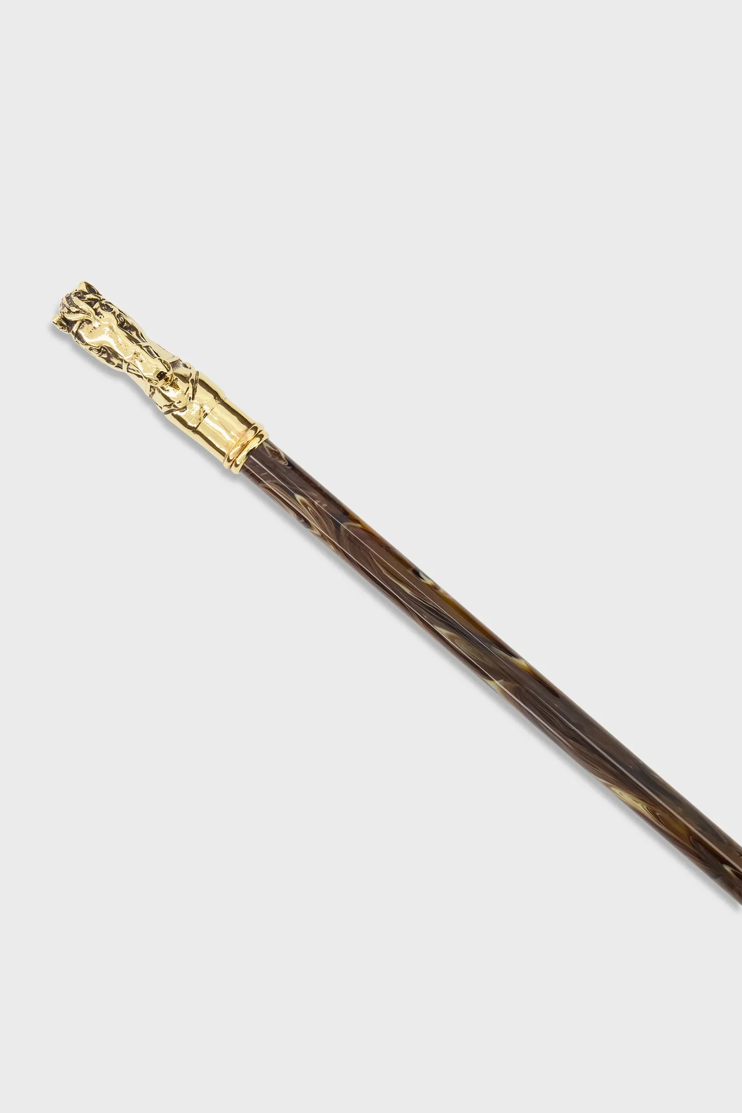 Pasotti Pearly Brown/Gold Horse Shoehorn