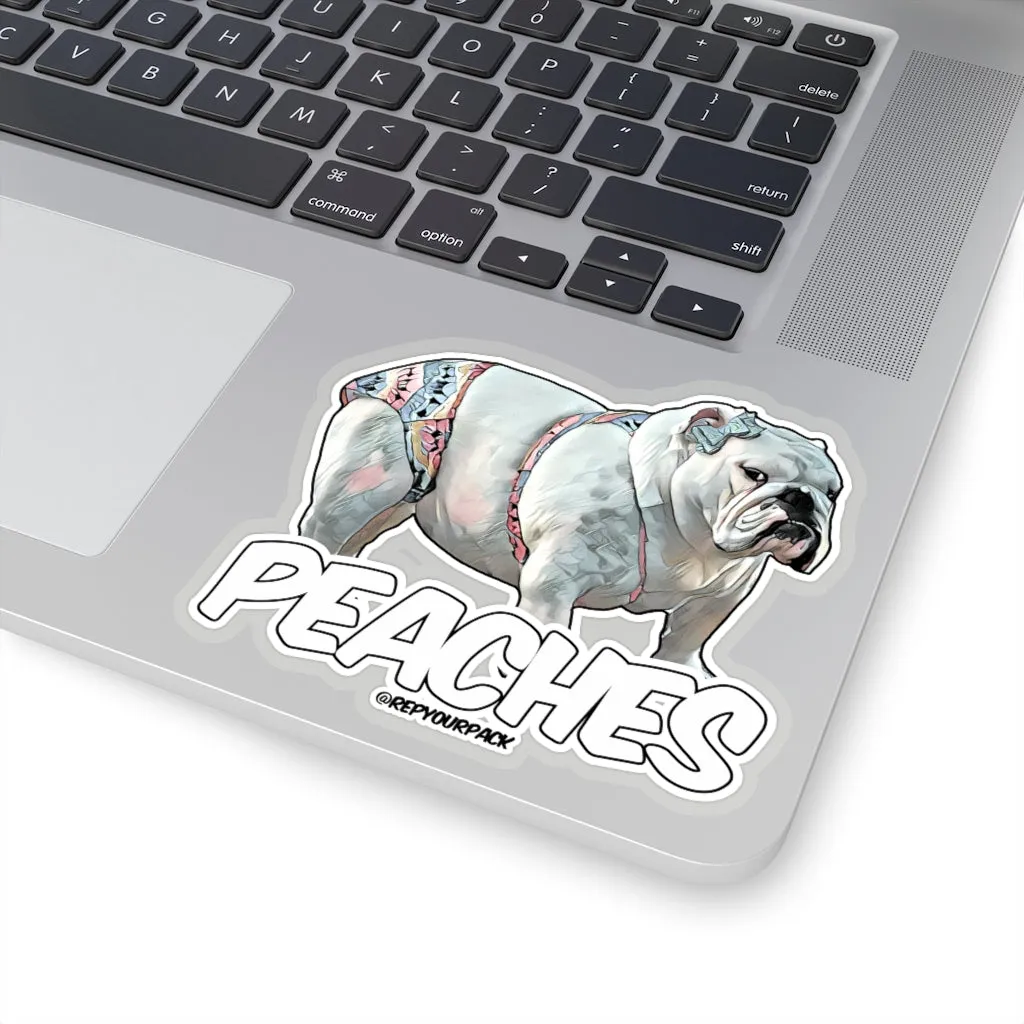 Peaches Bikini 1 Stickers