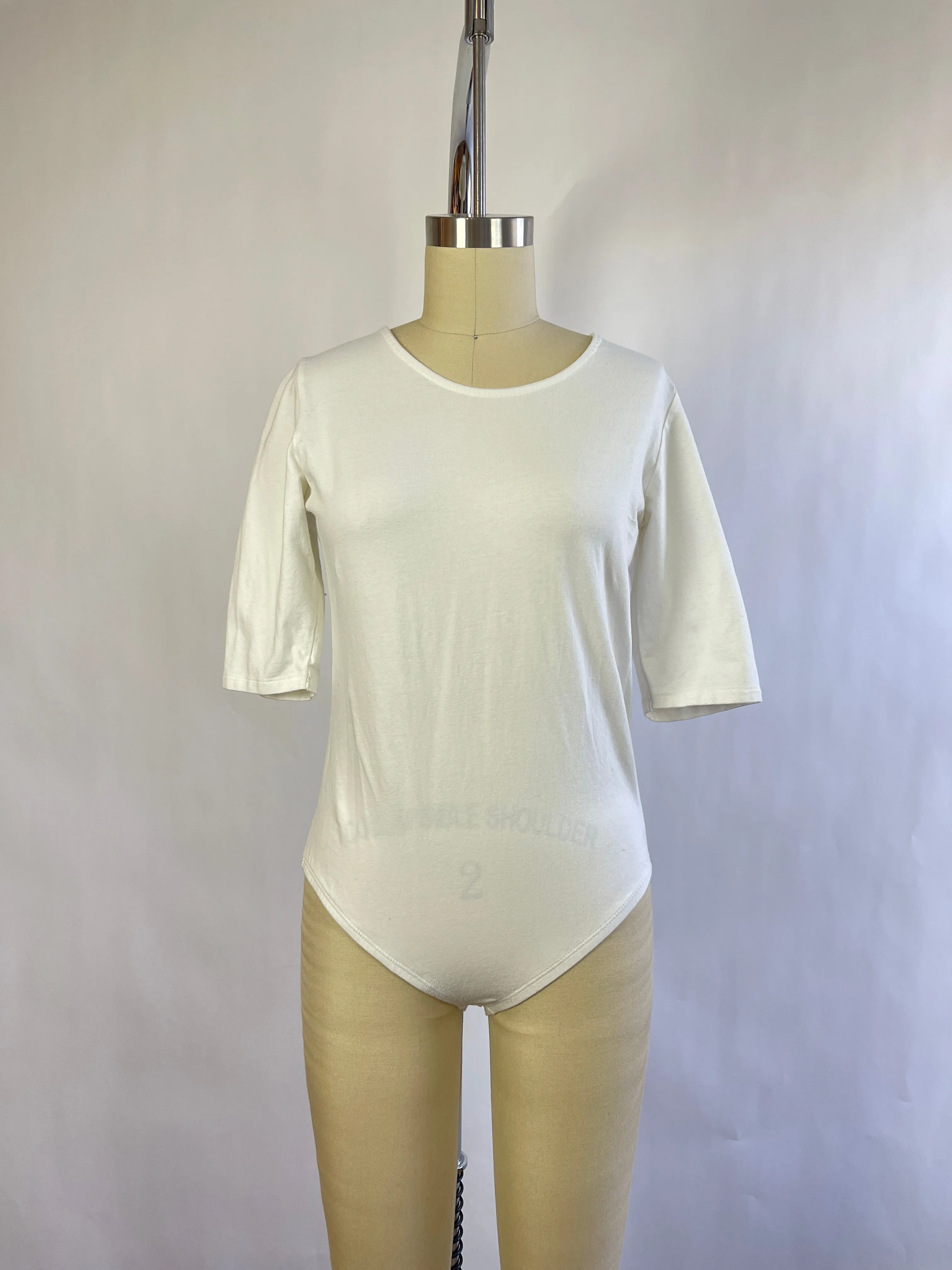 People Tree White Bodysuit (12/L)