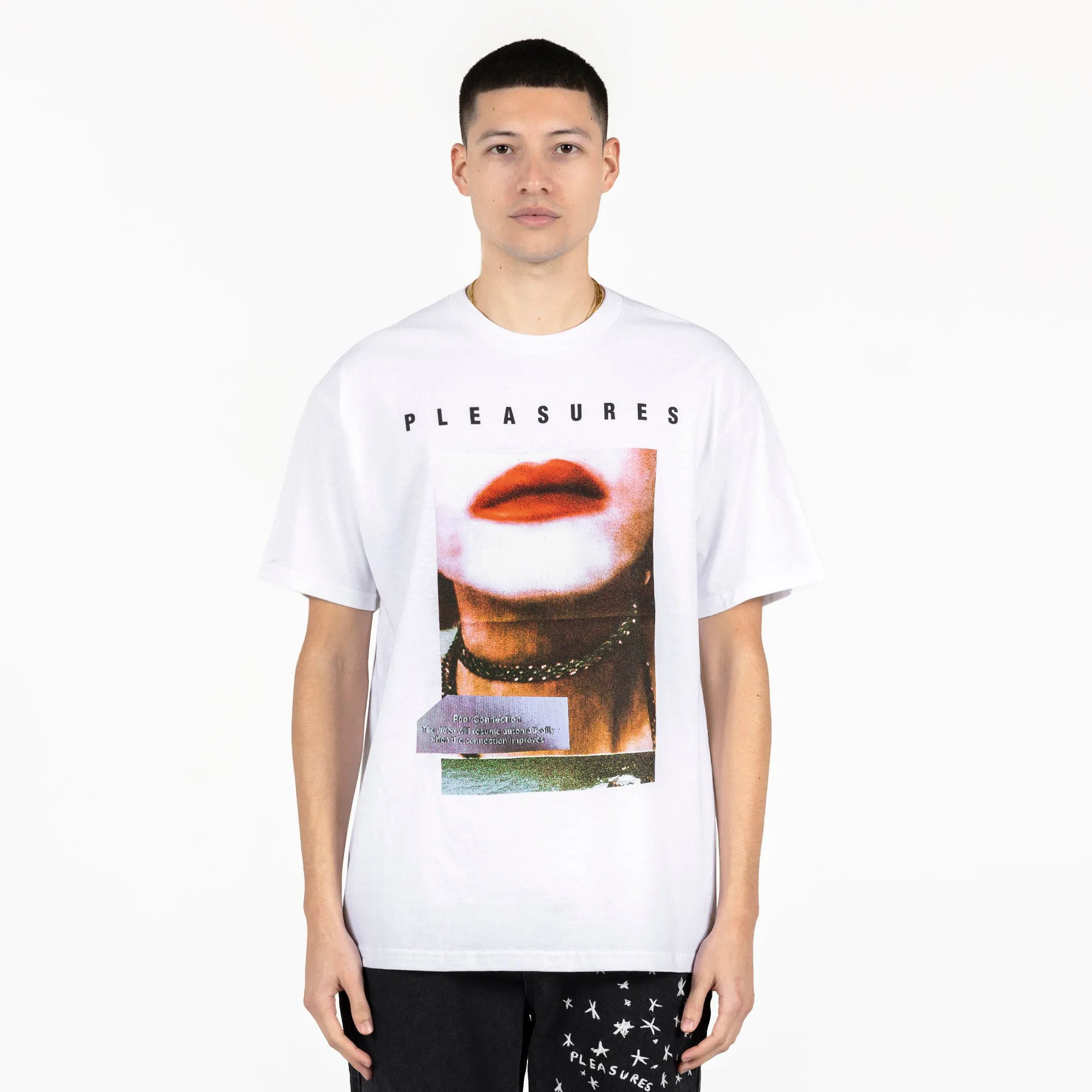 Pleasures Poor Connection SS Tee - White