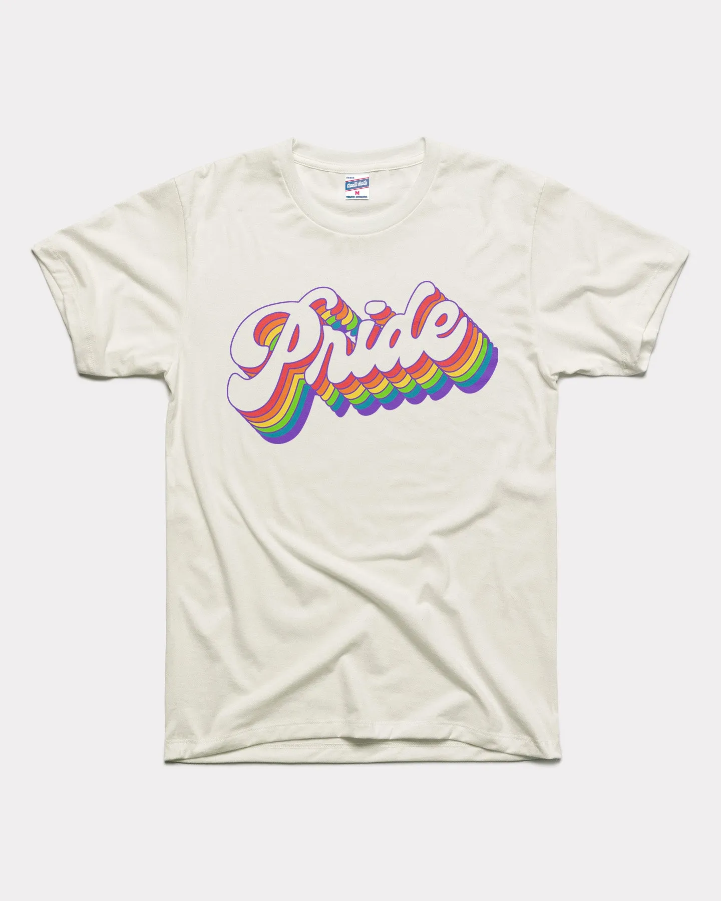 Pride Rainbow Vintage White T-Shirt