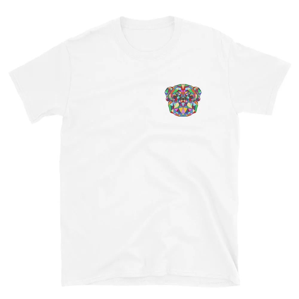 Pug Polygon Colour Unisex Tee