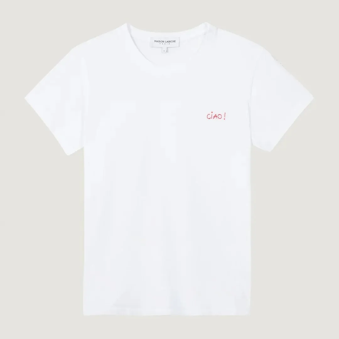 "ciao!" Saint Mich T-Shirt (White)