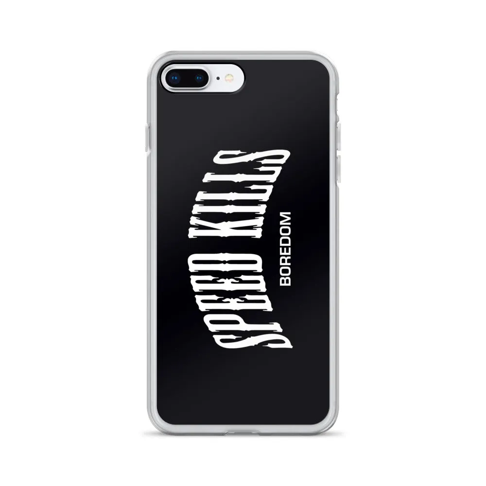 "Speed Kills Boredom" iPhone Case