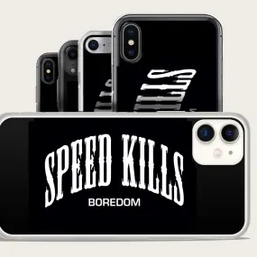 "Speed Kills Boredom" iPhone Case