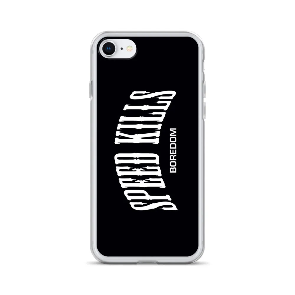 "Speed Kills Boredom" iPhone Case