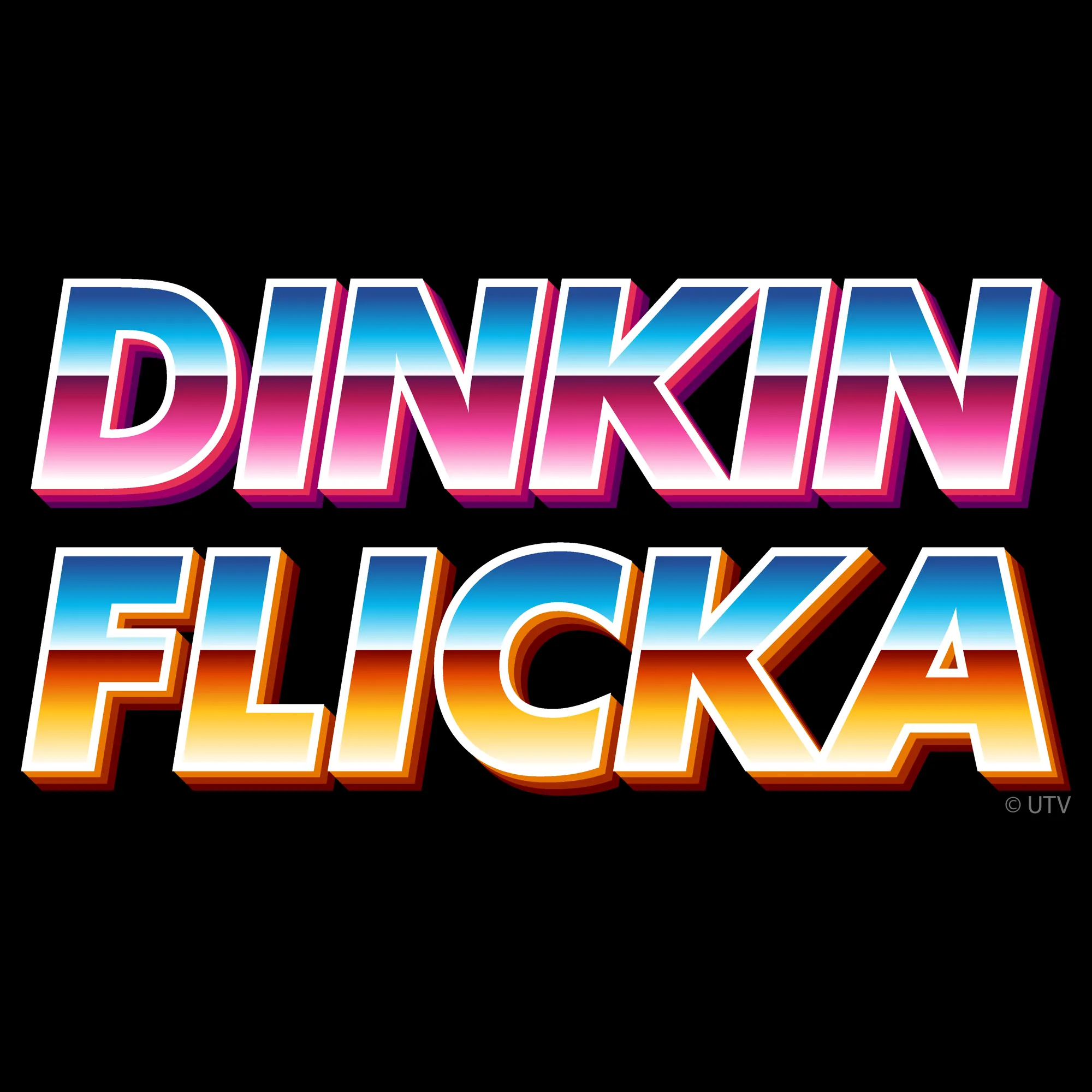 Retro Dinkin Flicka Unisex Hoodie