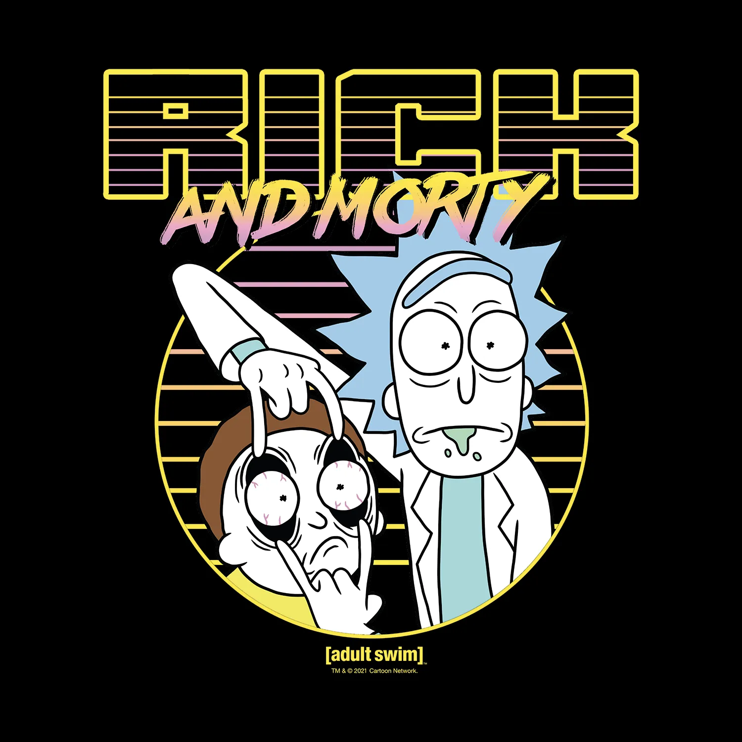 Rick and Morty -  Gradient Horizon Tee