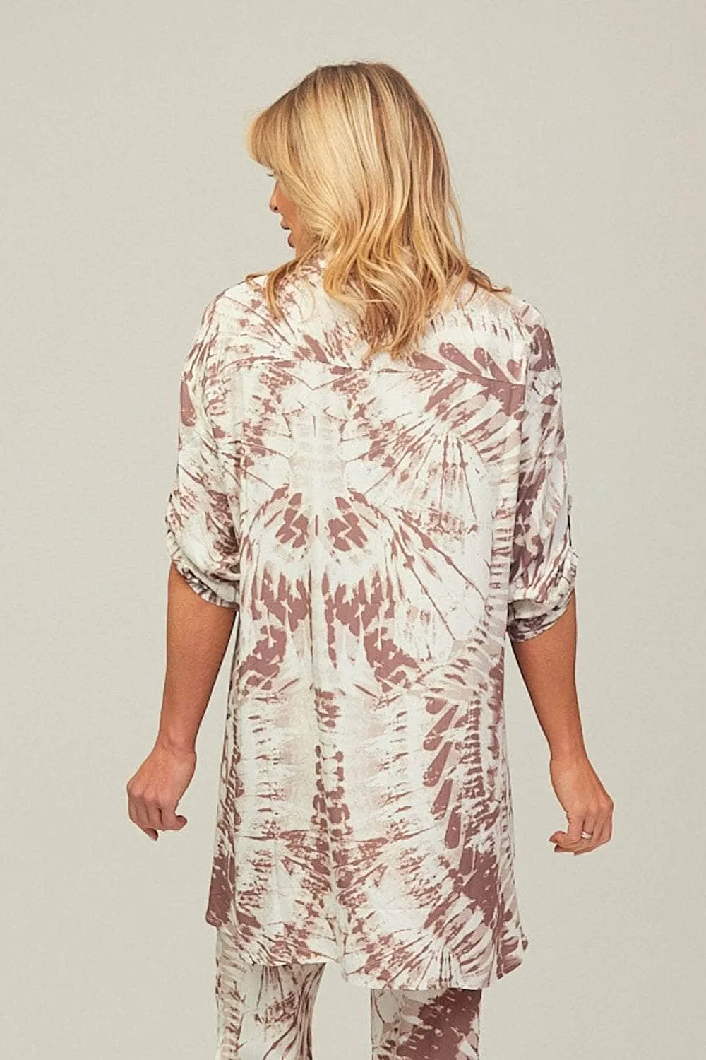 Saloos Tie Dye Viscose Shirt