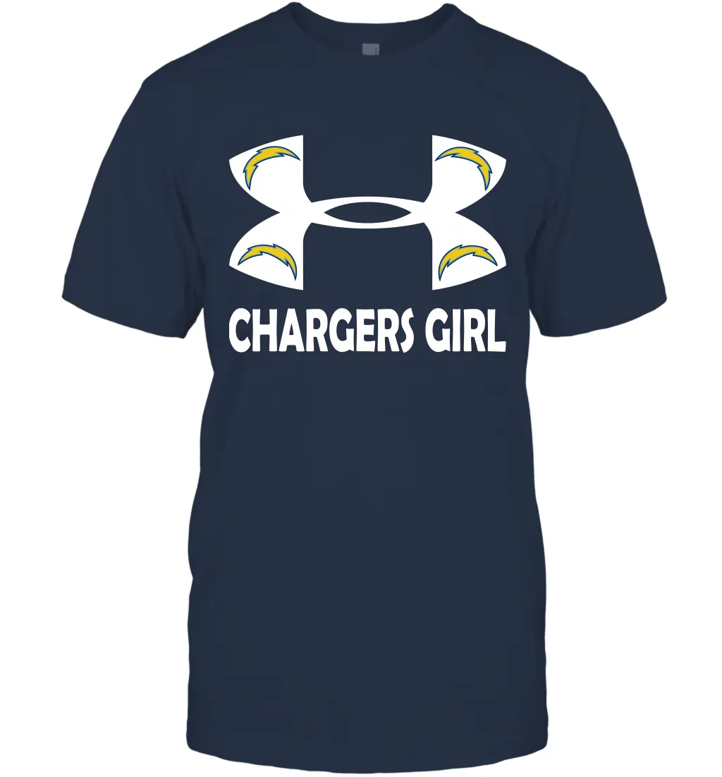 San Diego Chargers Girl Under Armour Football T-Shirt