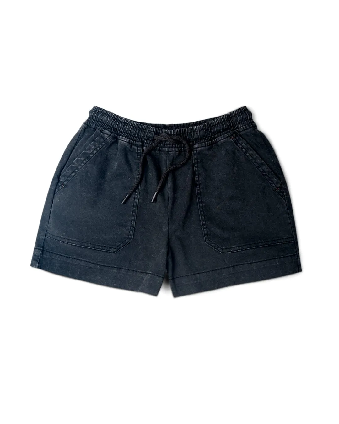 Santano - Womens Short - Washed Black