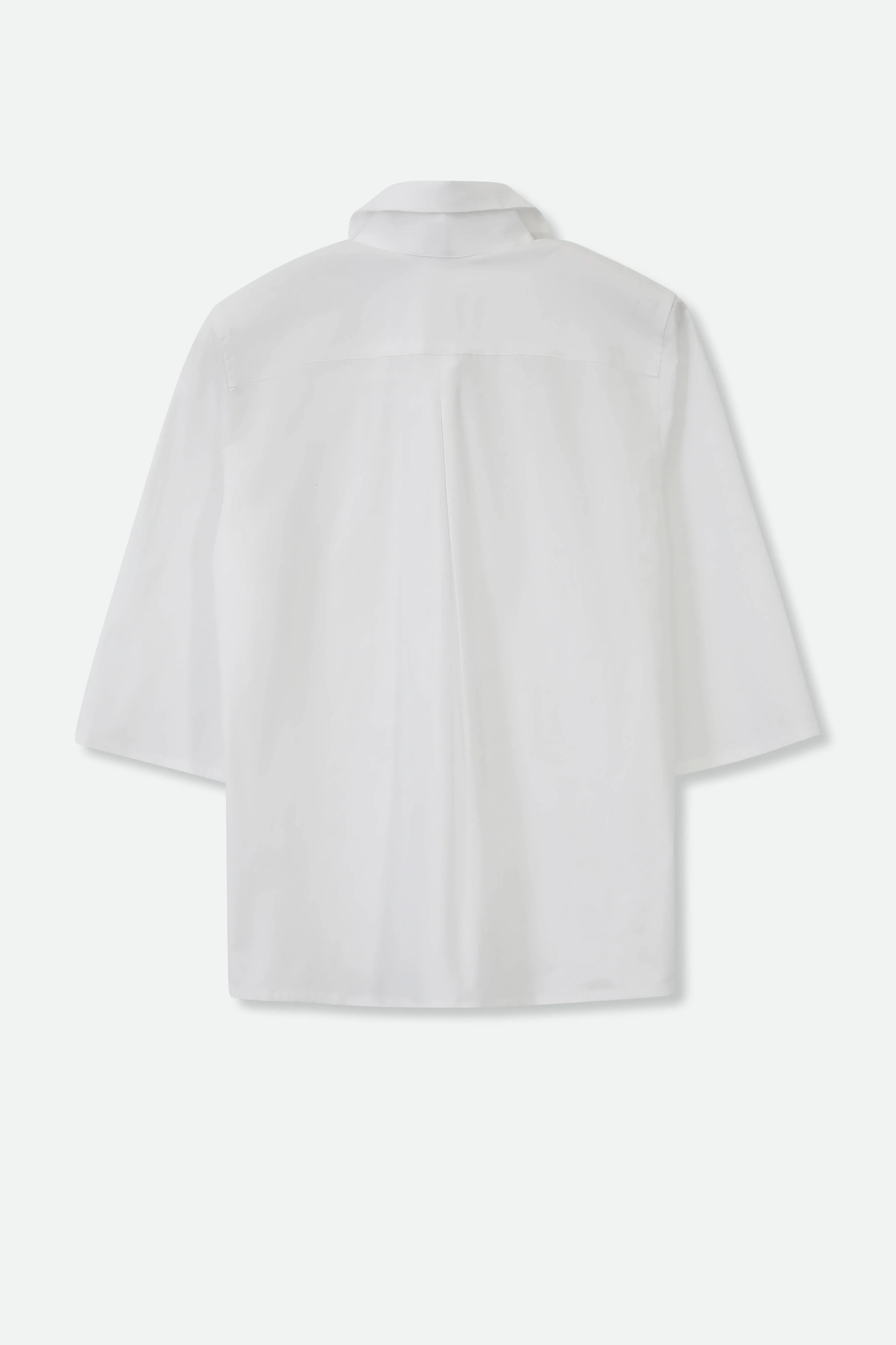 SERENADE MICRO PLEAT CAMP SHIRT ITALIAN COTTON