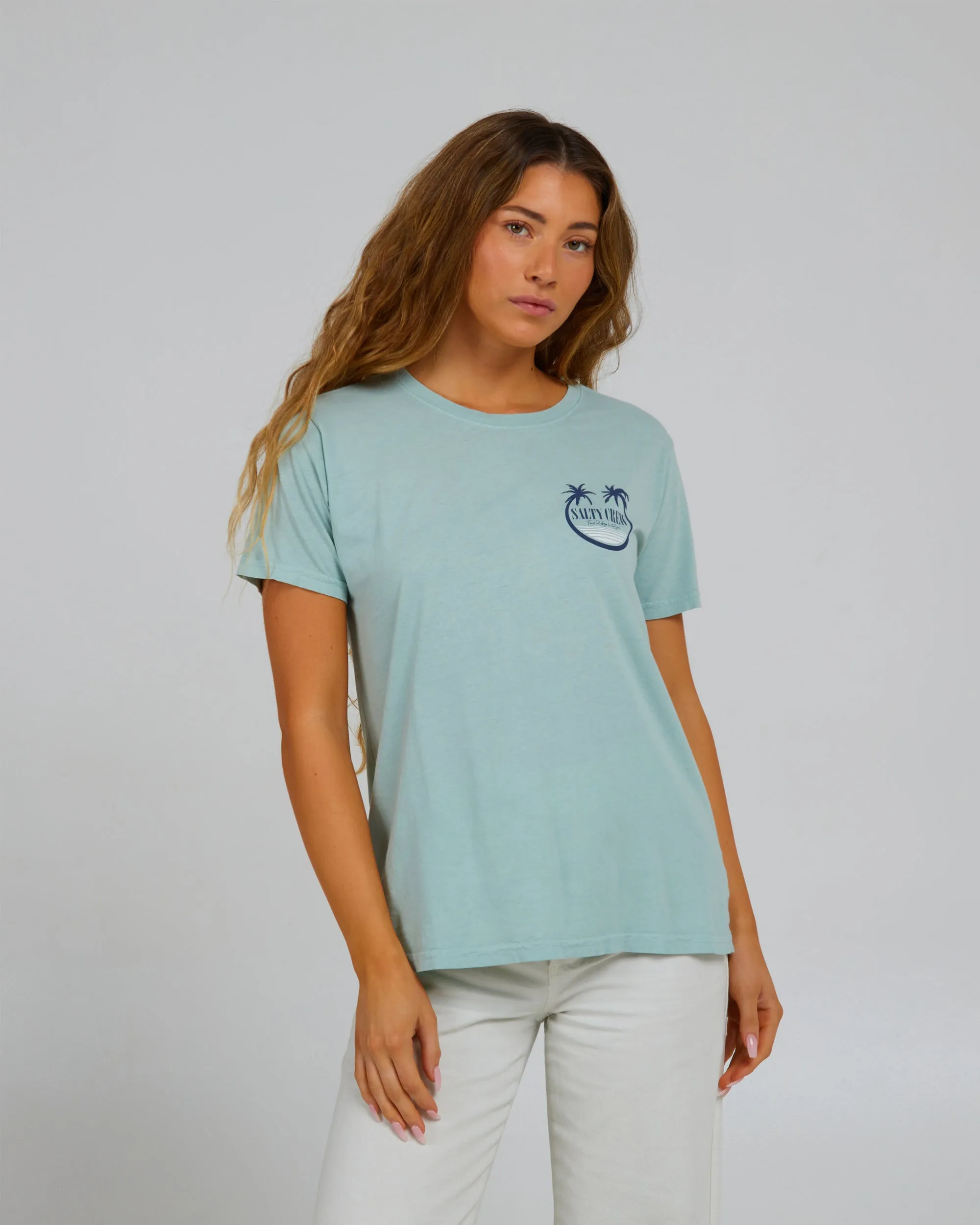 Shades Cloud Blue Boyfriend Tee