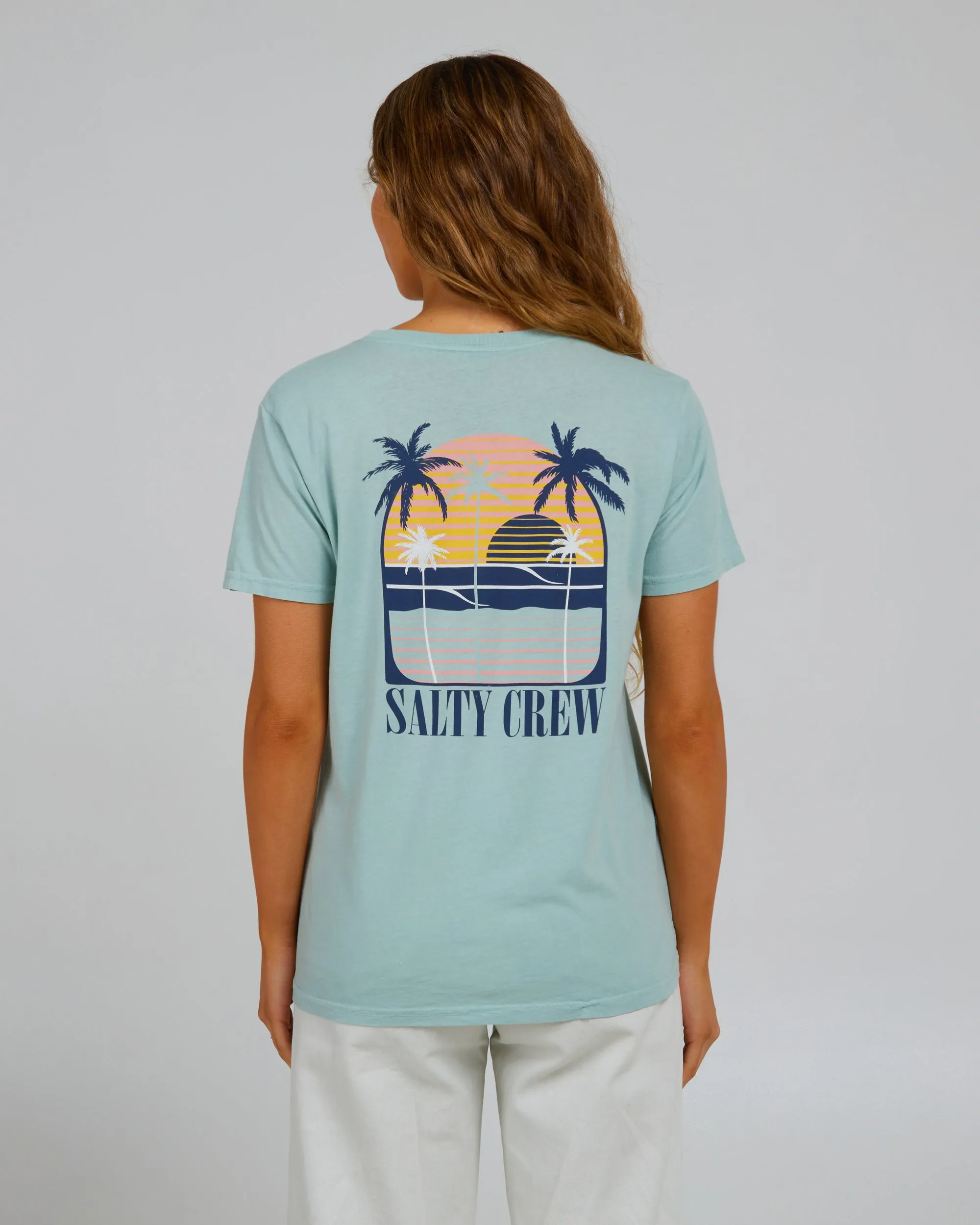 Shades Cloud Blue Boyfriend Tee