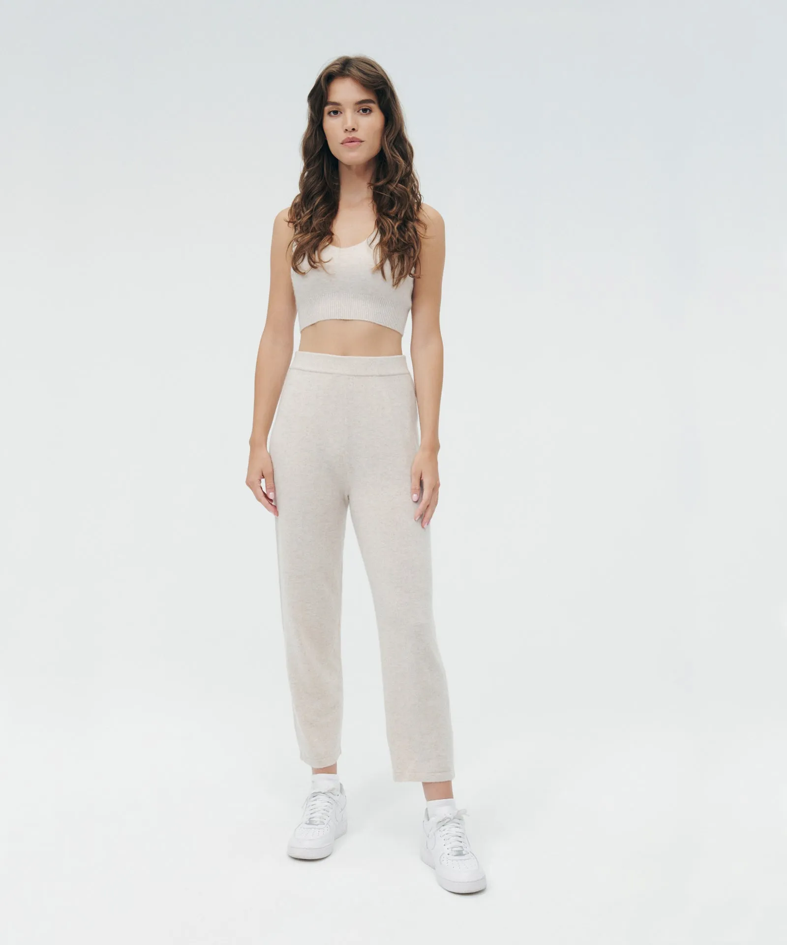 Signature Cashmere Cropped Pant