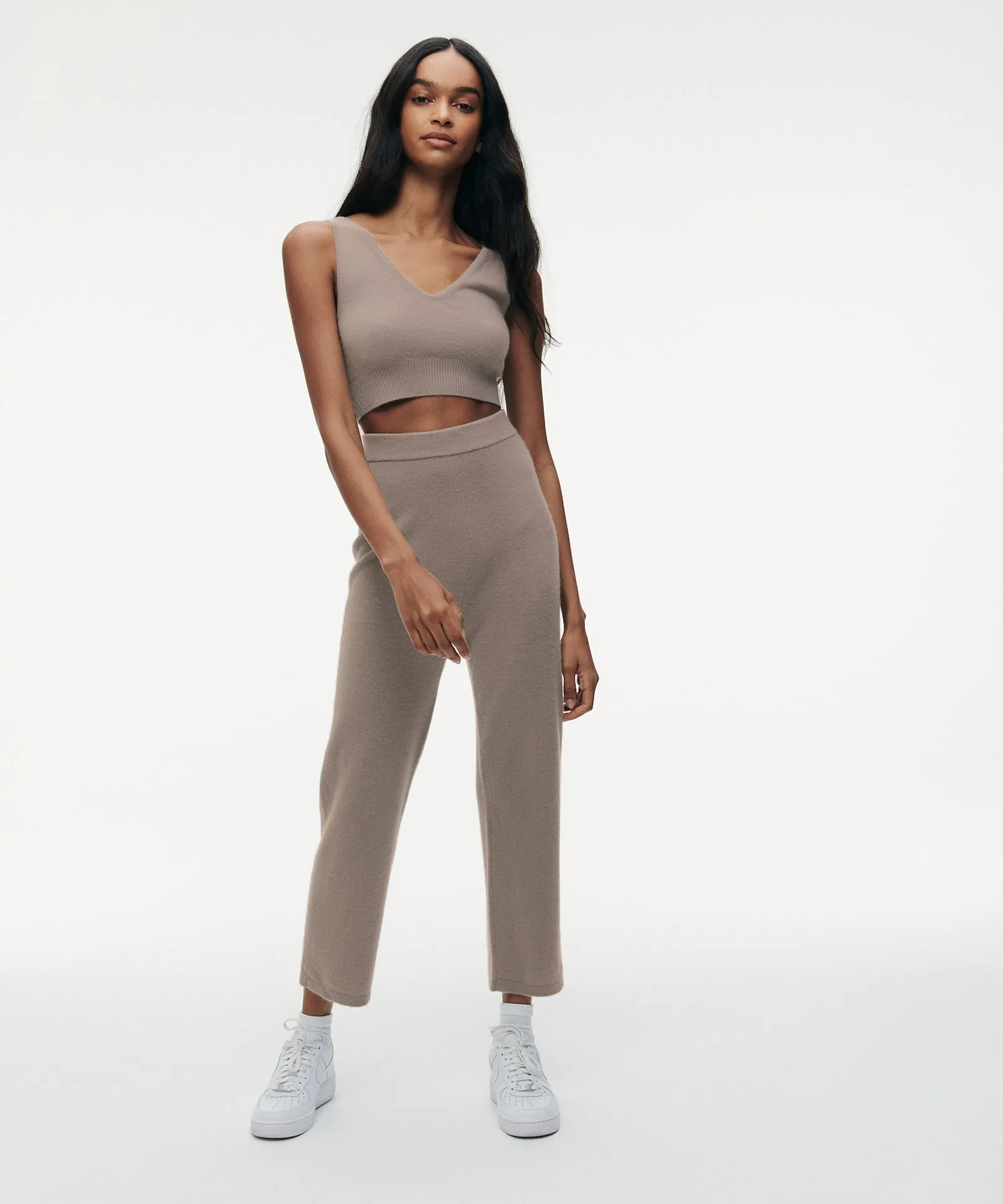 Signature Cashmere Cropped Pant