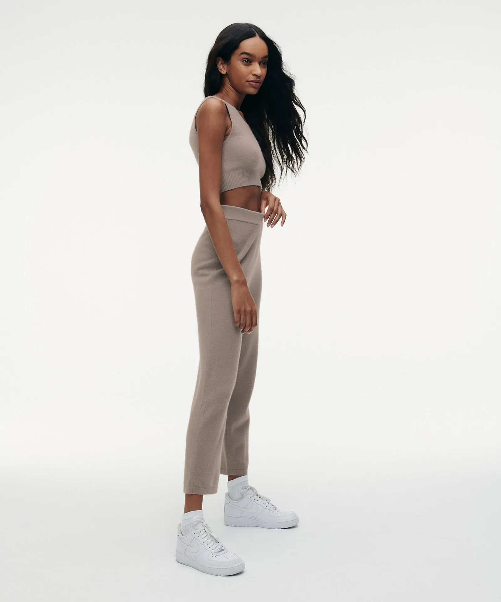 Signature Cashmere Cropped Pant