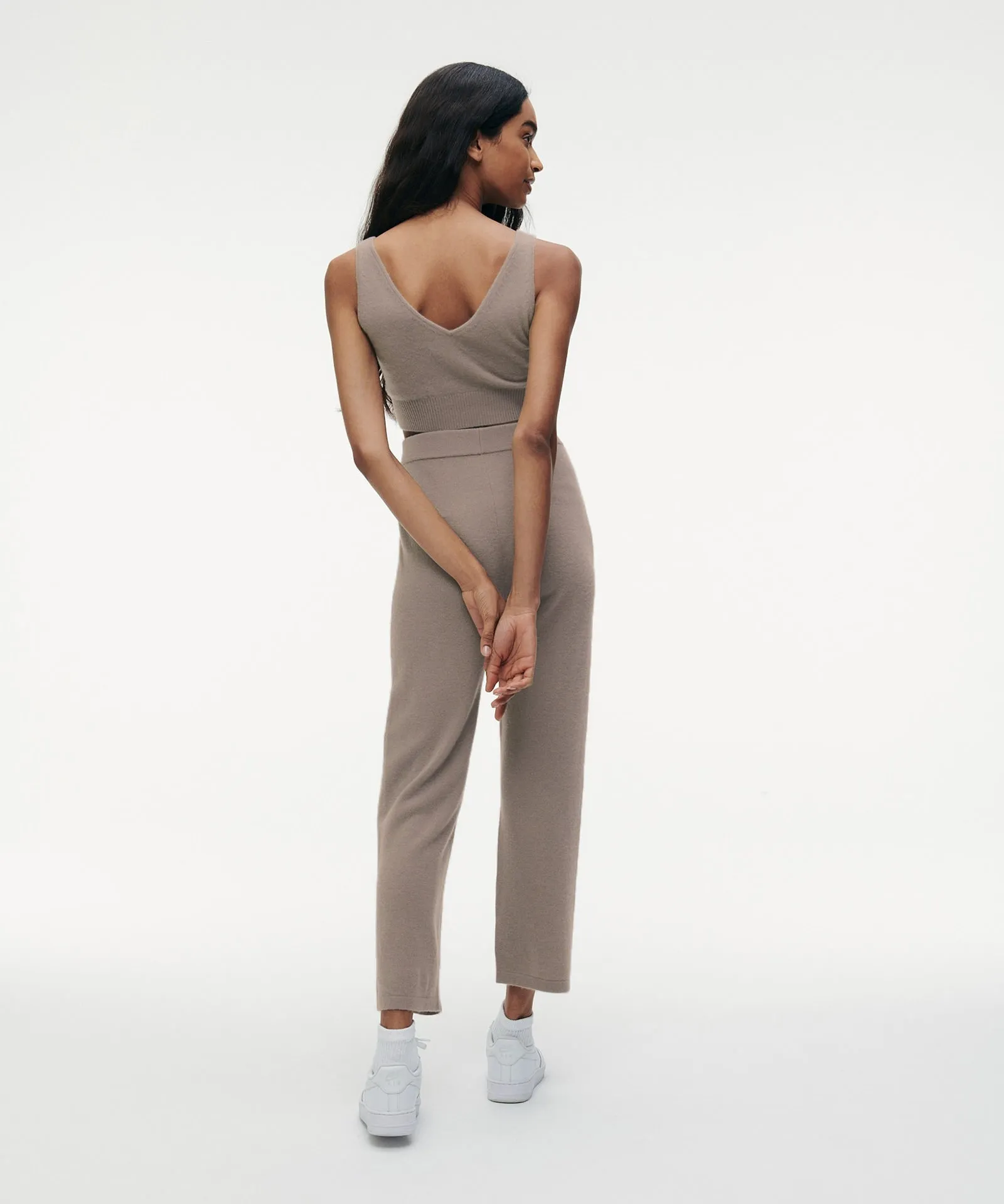 Signature Cashmere Cropped Pant