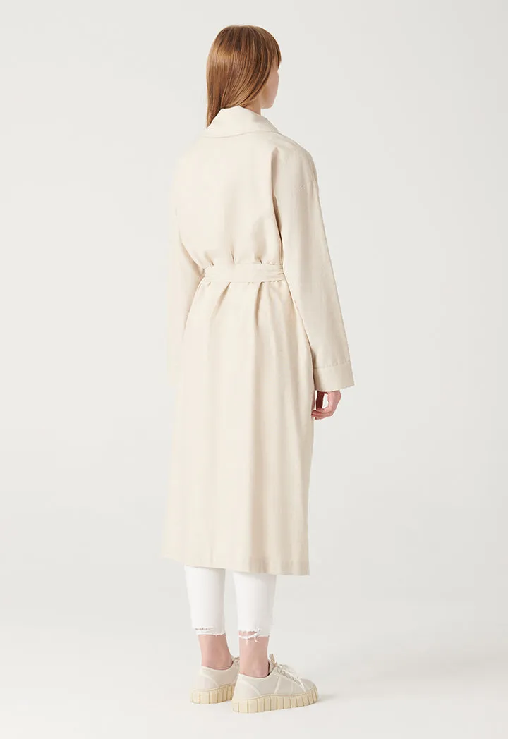 Single Breast Prince's Midi Coat