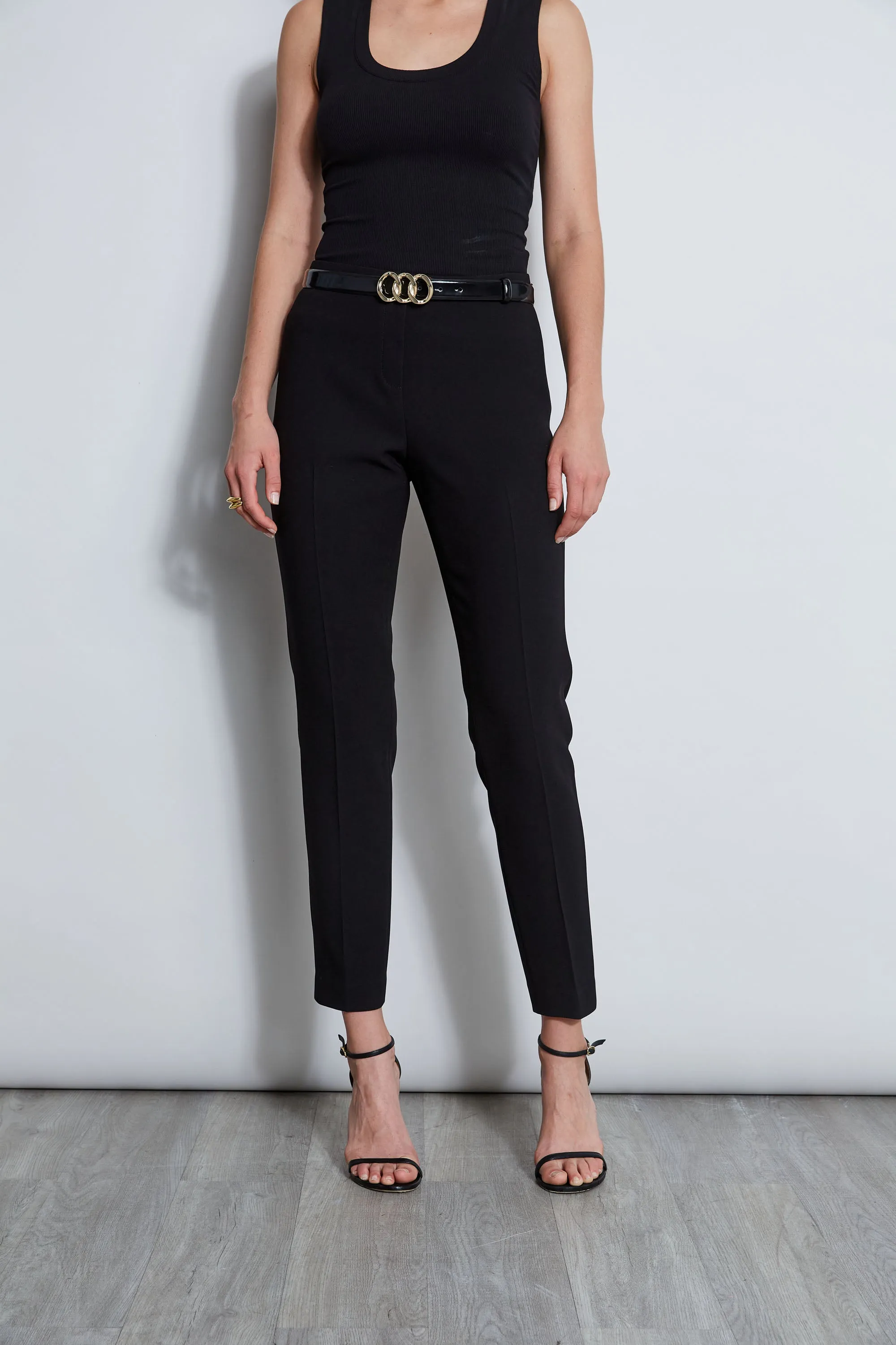 Slim Fit Crepe Pant