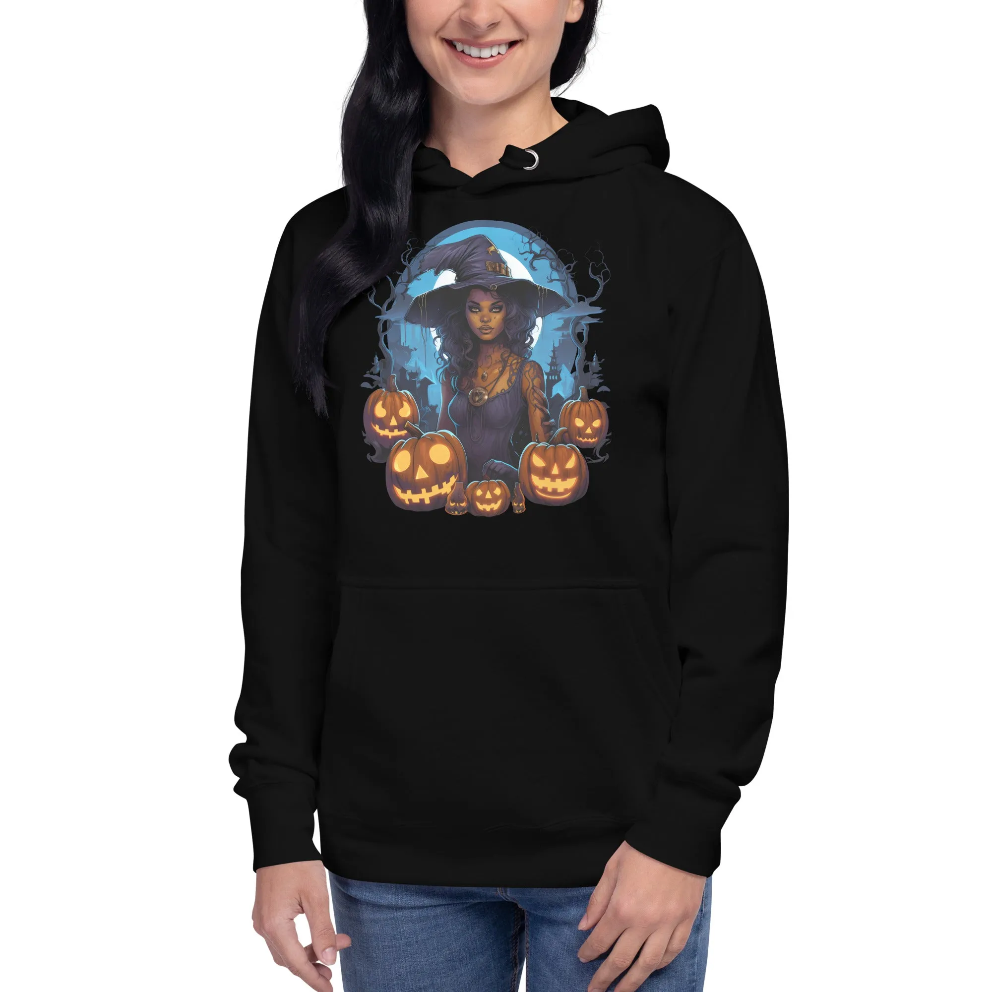 Spooky Chic: Halloween Witch Hoodies for Every Occasion 001