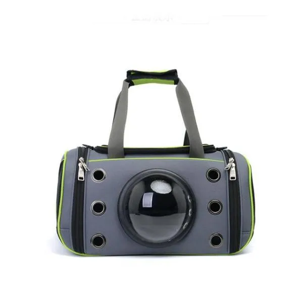 Sporty Pet Carrying Bag with viewing bubble