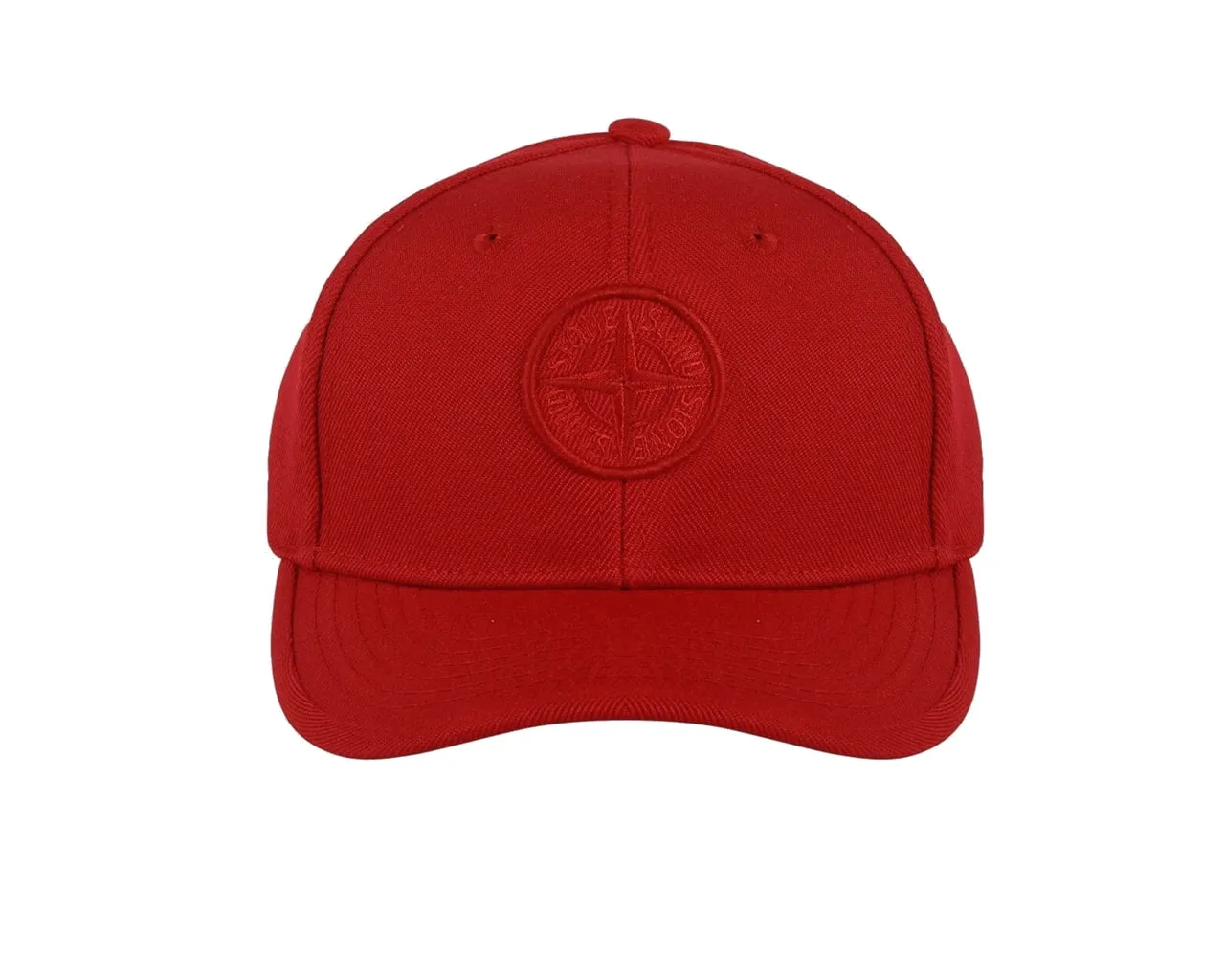 Stone Island Junior's 101690263 Baseball Cap Red