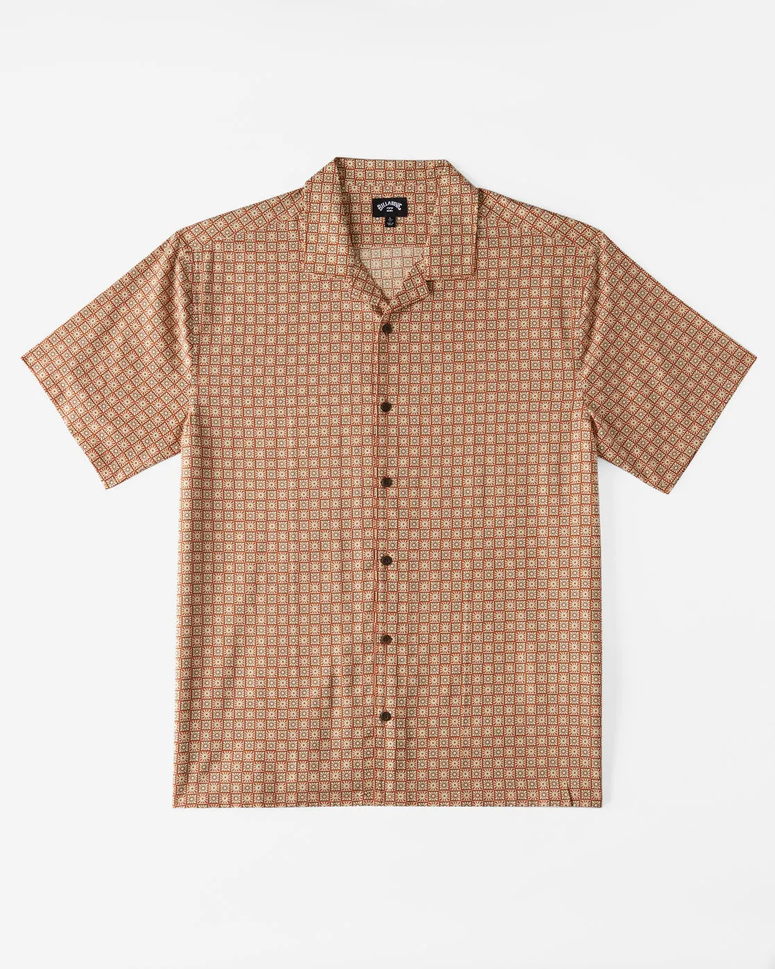 Sundays Vacay Short Sleeve Shirt - Mustard