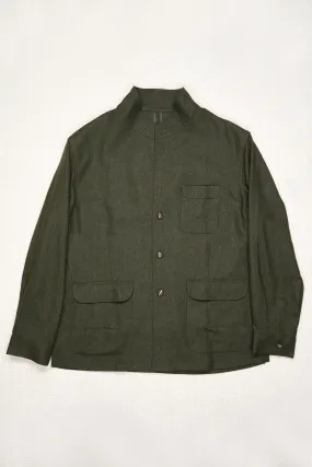 The Armoury Olive Wool Herringbone 44th St Jacket MTO