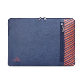 THE CLOWNFISH Algo Series Polyester Unisex 13 Inch Laptop Bag Tablet Case (Blue)