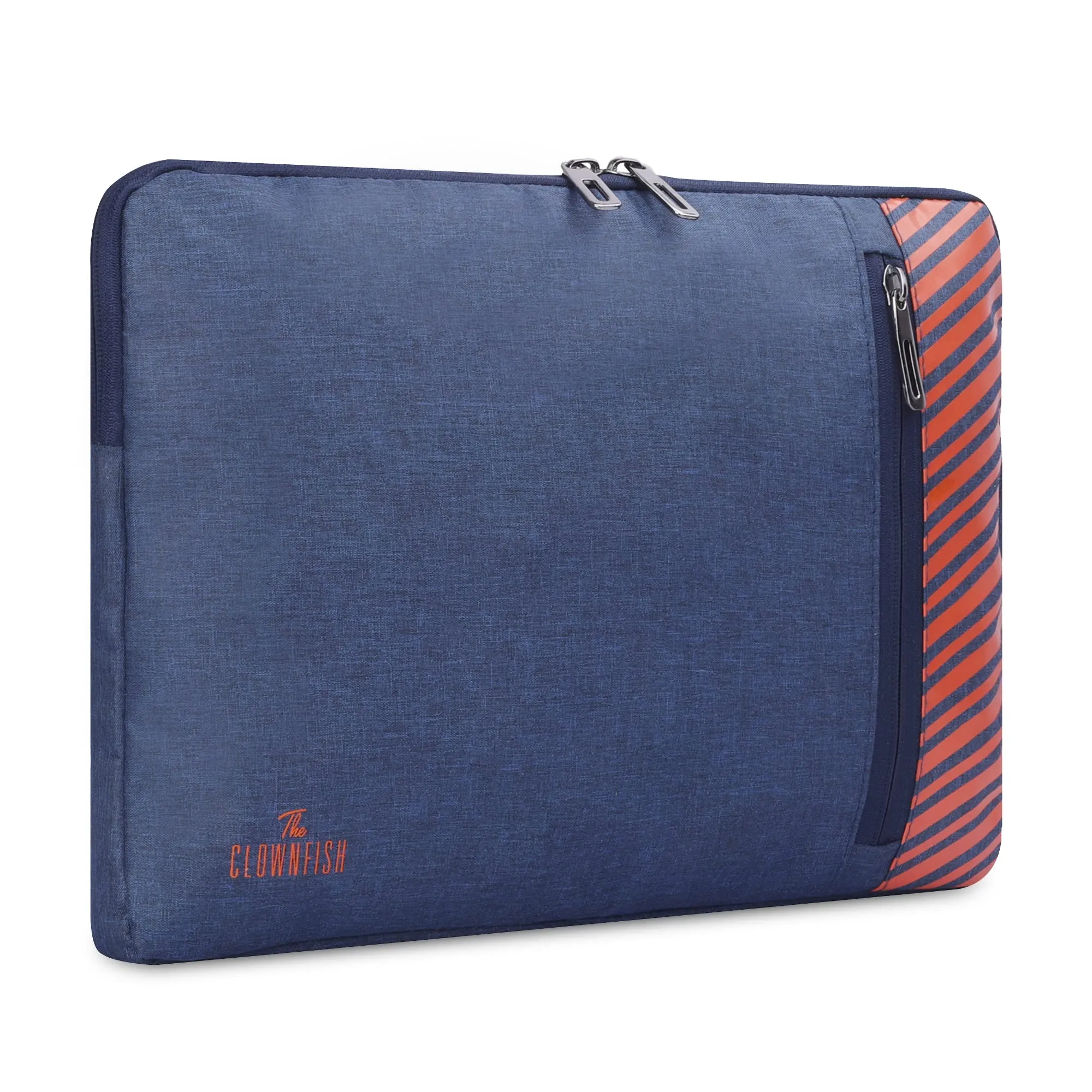 THE CLOWNFISH Algo Series Polyester Unisex 13 Inch Laptop Bag Tablet Case (Blue)