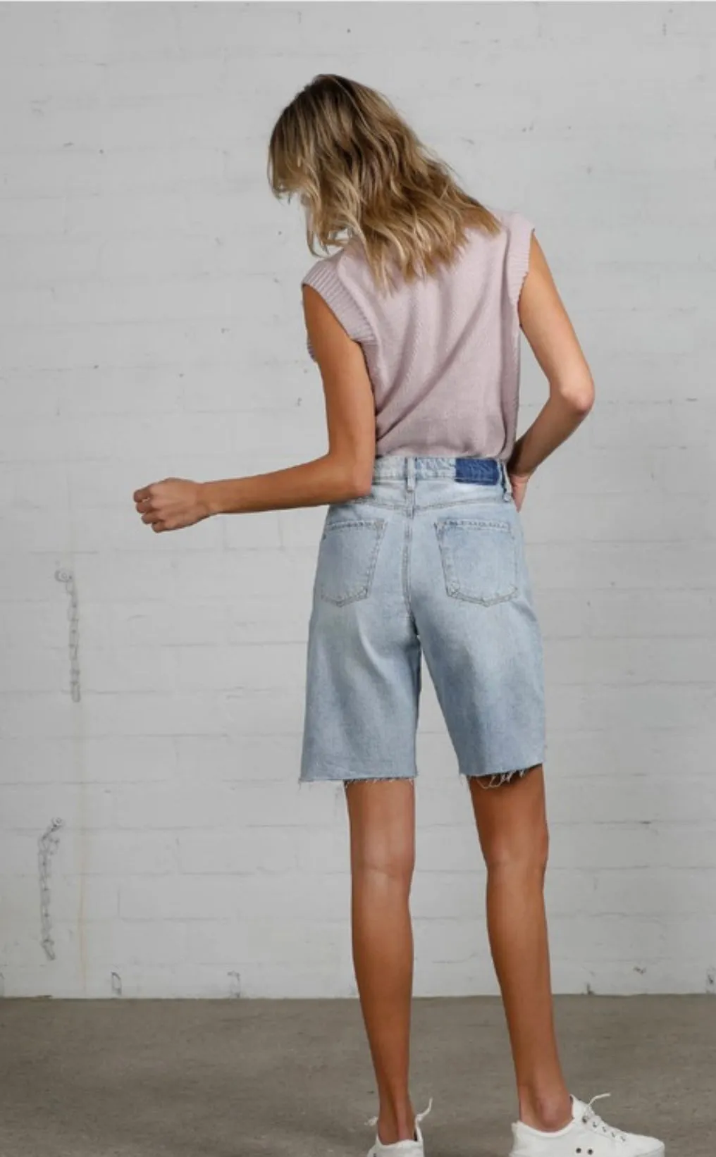 The Lindsay Denim Bermuda Shorts