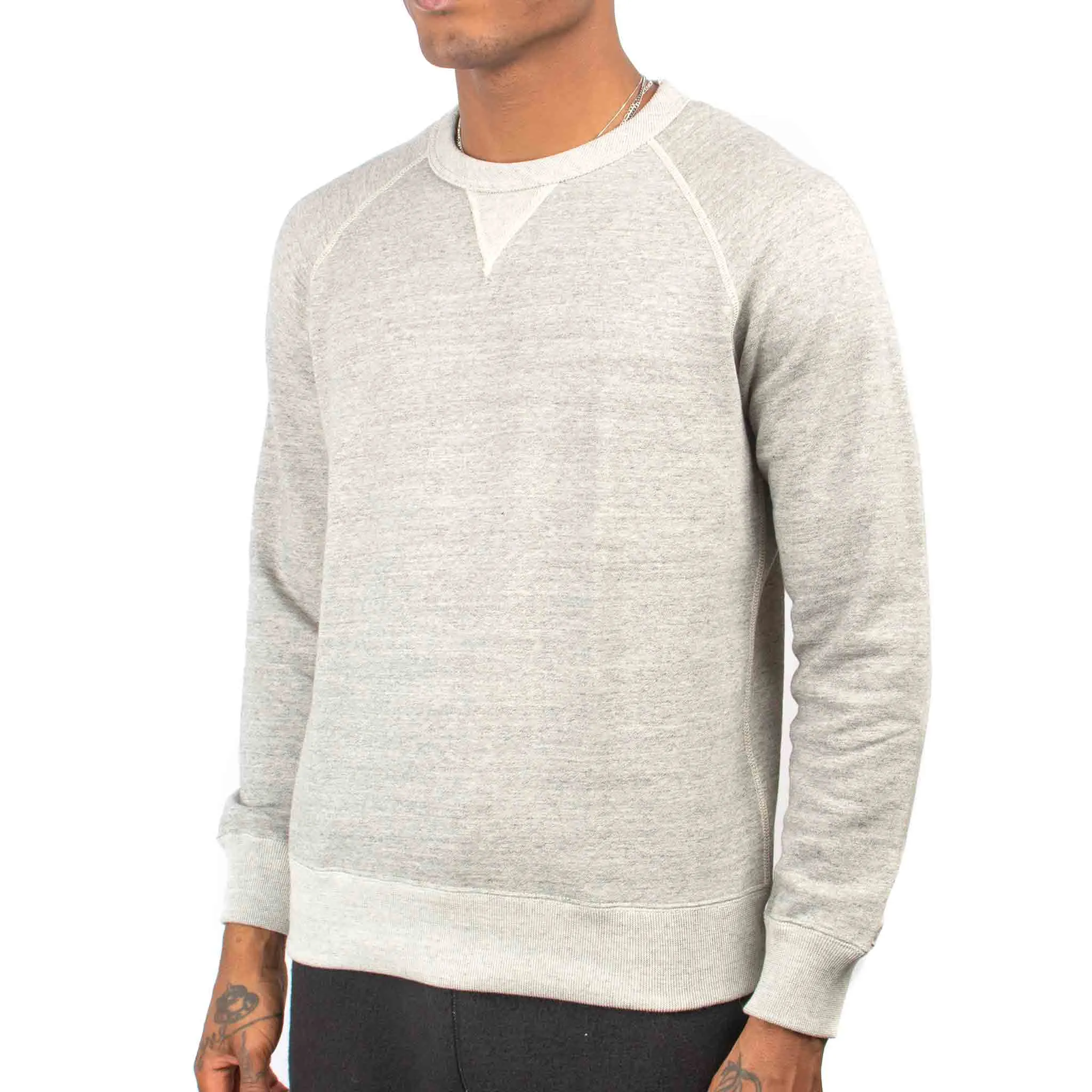 The Real McCoy's MC13021 10oz. Sweatshirt Grey