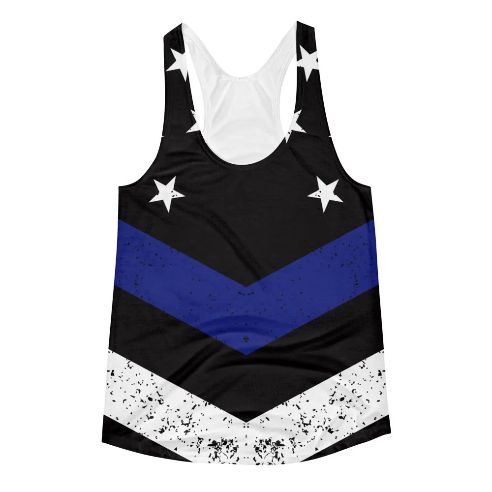 Thin Blue Line Women's Racerback Tank