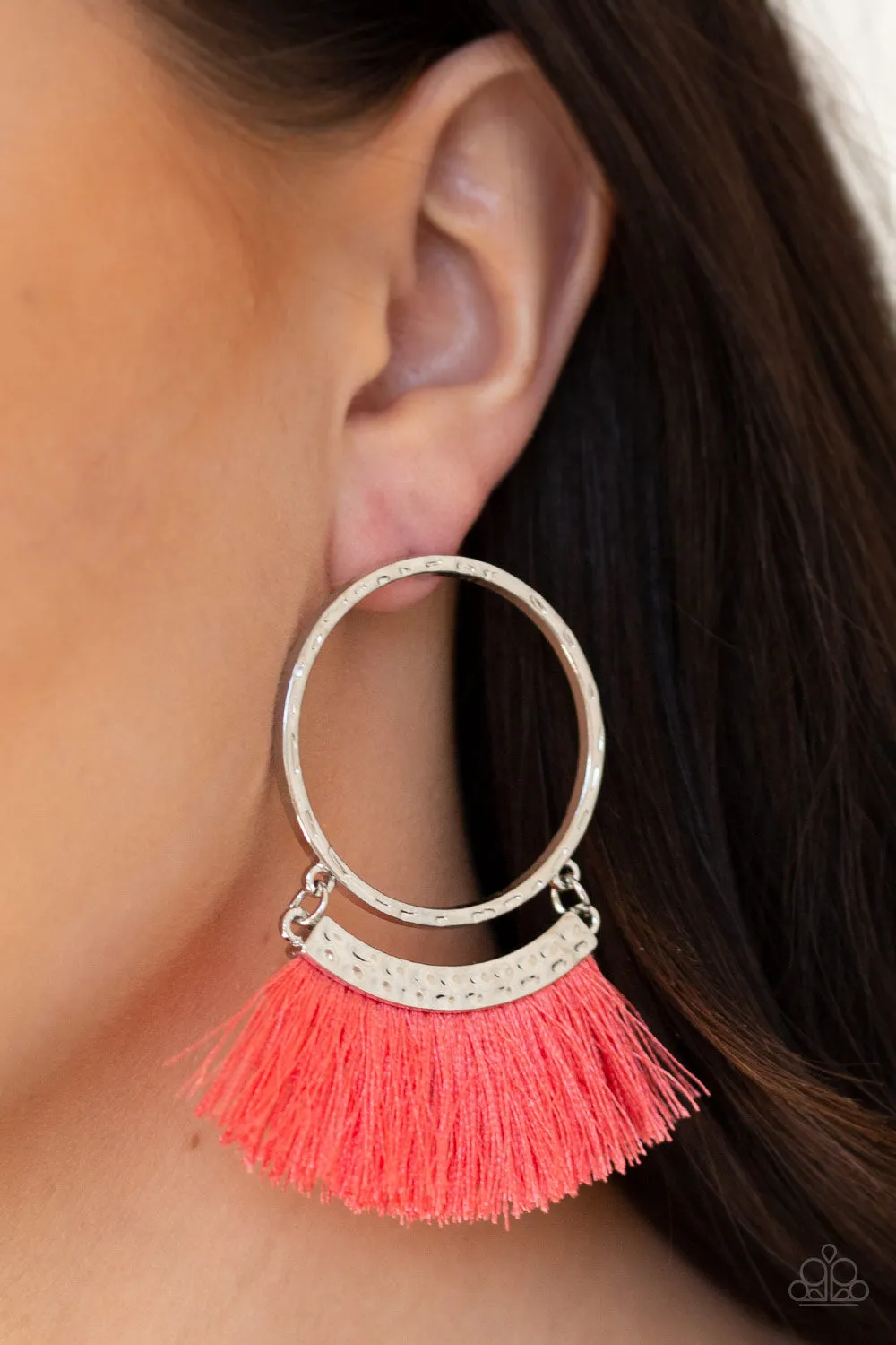 This Is Sparta! Orange Post-Earrings