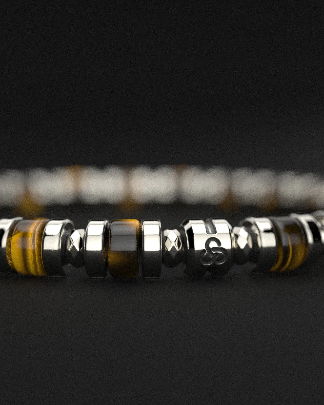 Tiger Eye Bracelet 6mm | Spacer