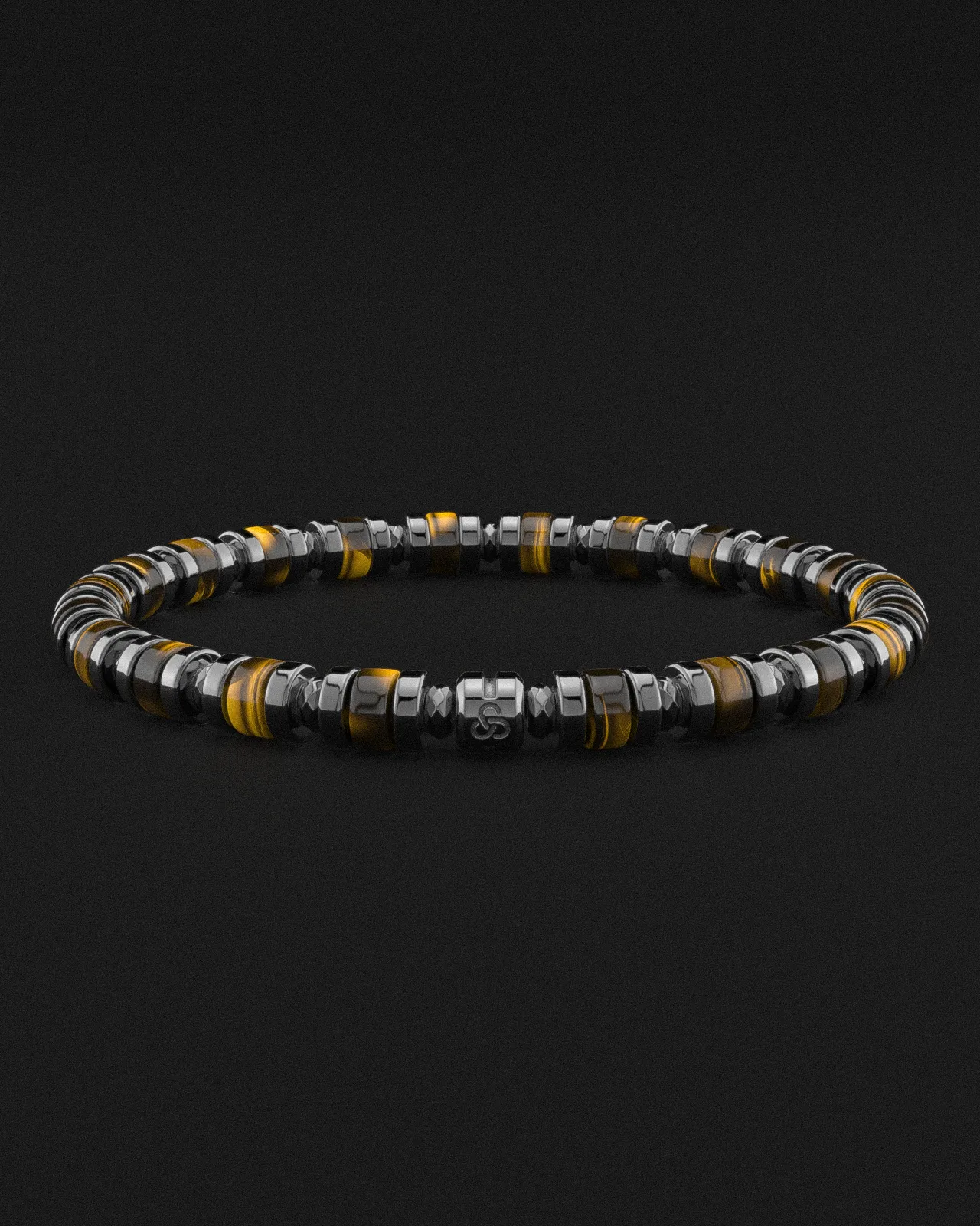 Tiger Eye Bracelet 6mm | Spacer