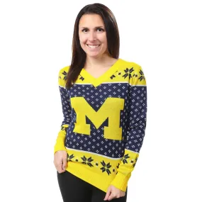 University of Michigan Wolverines Womens Christmas Sweater