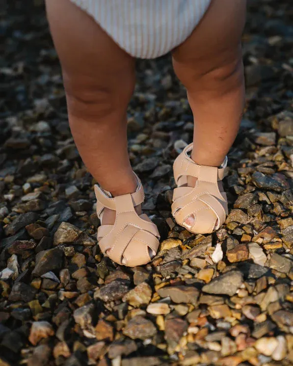 Walnut MINI BRADY Sandal - Fawn