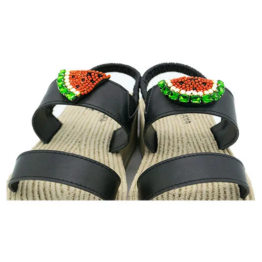 Watermelon - Waterproof Espadrille Platform