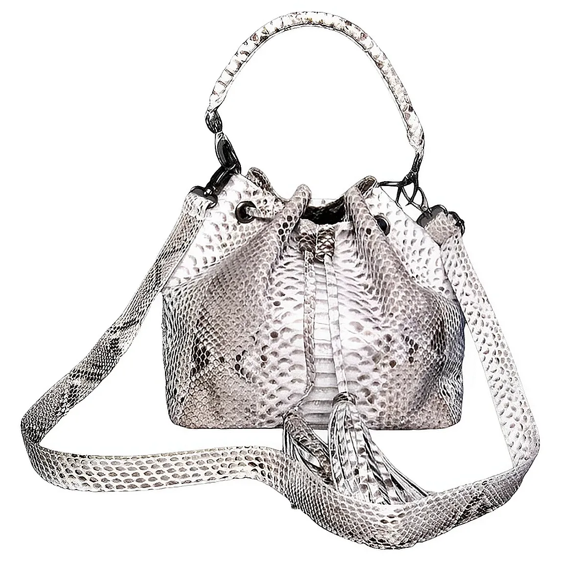 White Bucket Bag