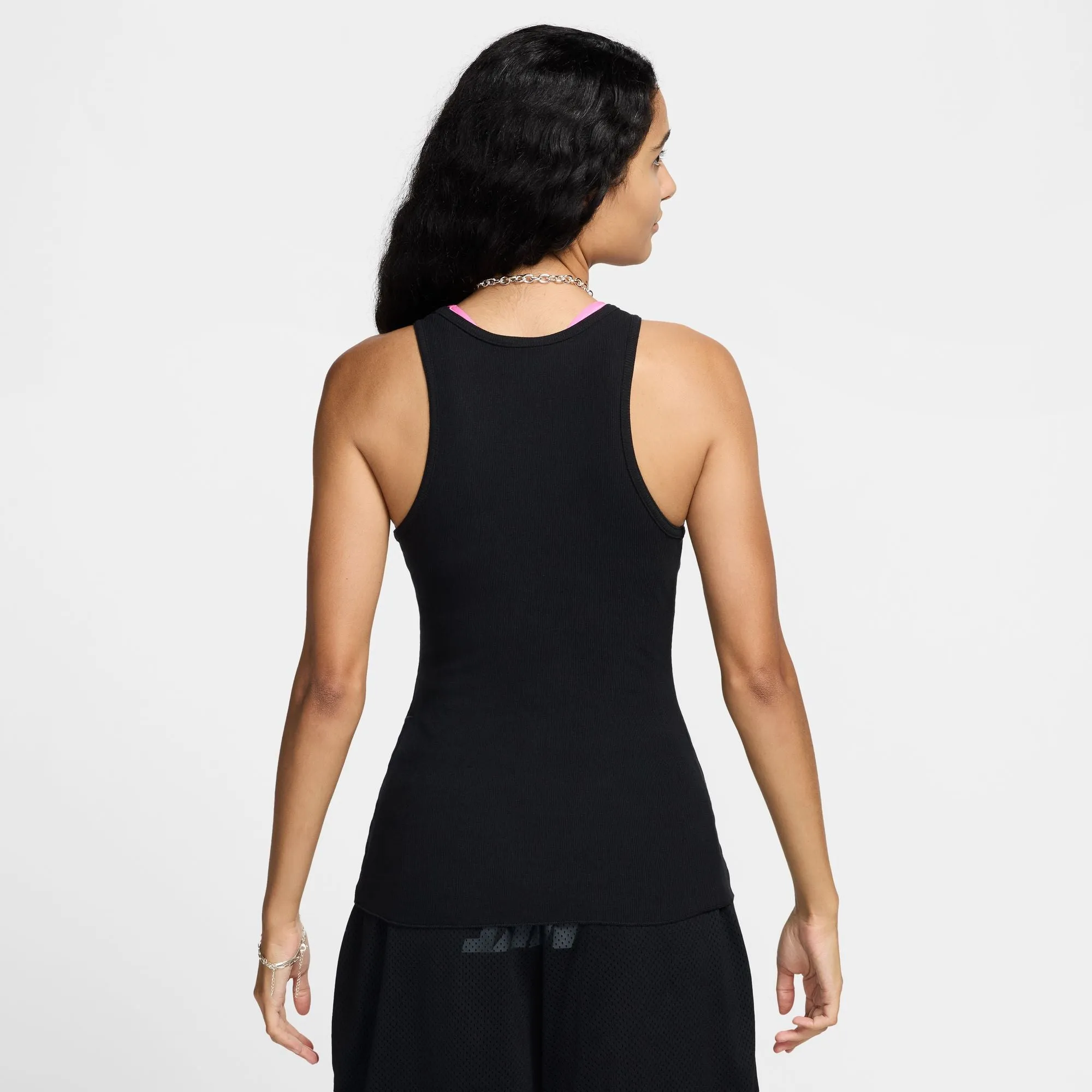 WMNS Nike Dance Rib Tank Top "Black"