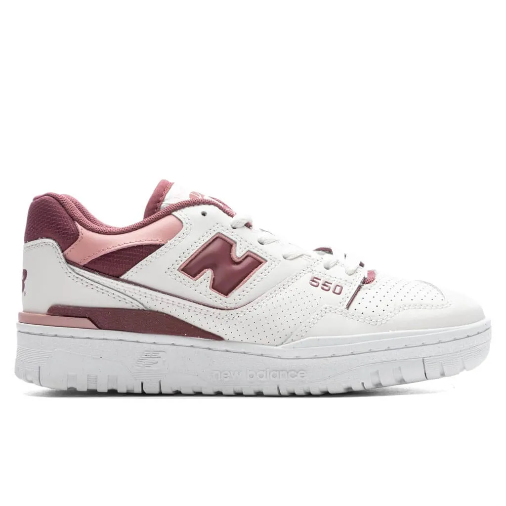 Women's 550 Washed Burgundy - Sea Salt